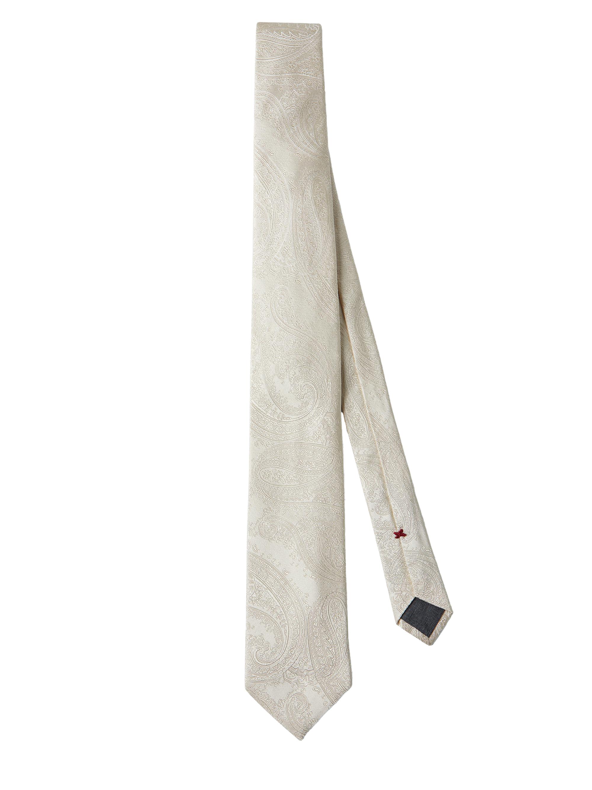 Brunello Cucinelli Men's Paisley Silk Tie - Panama