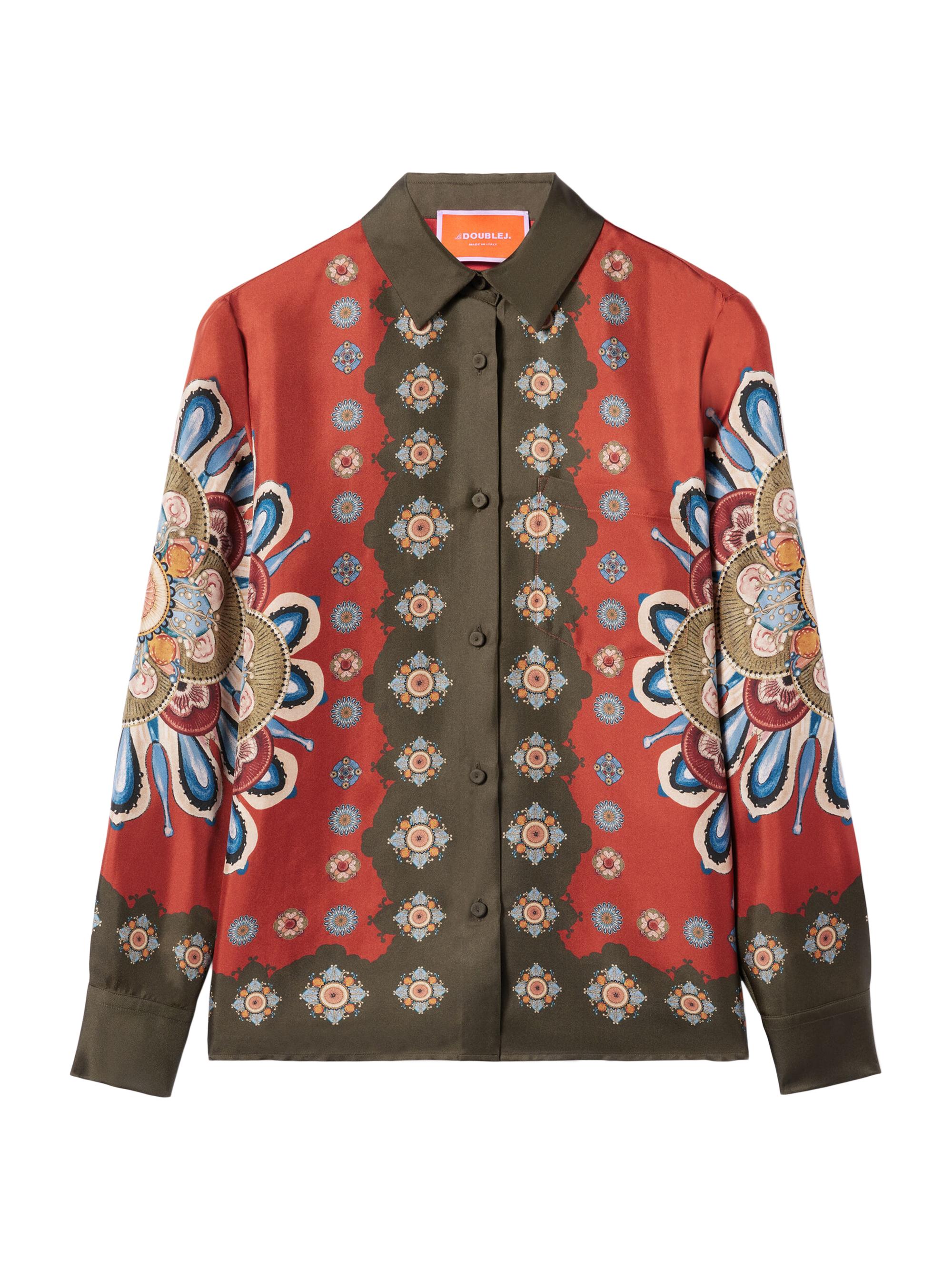 La DoubleJ Women's Boy Shirt - Nucleus Rust