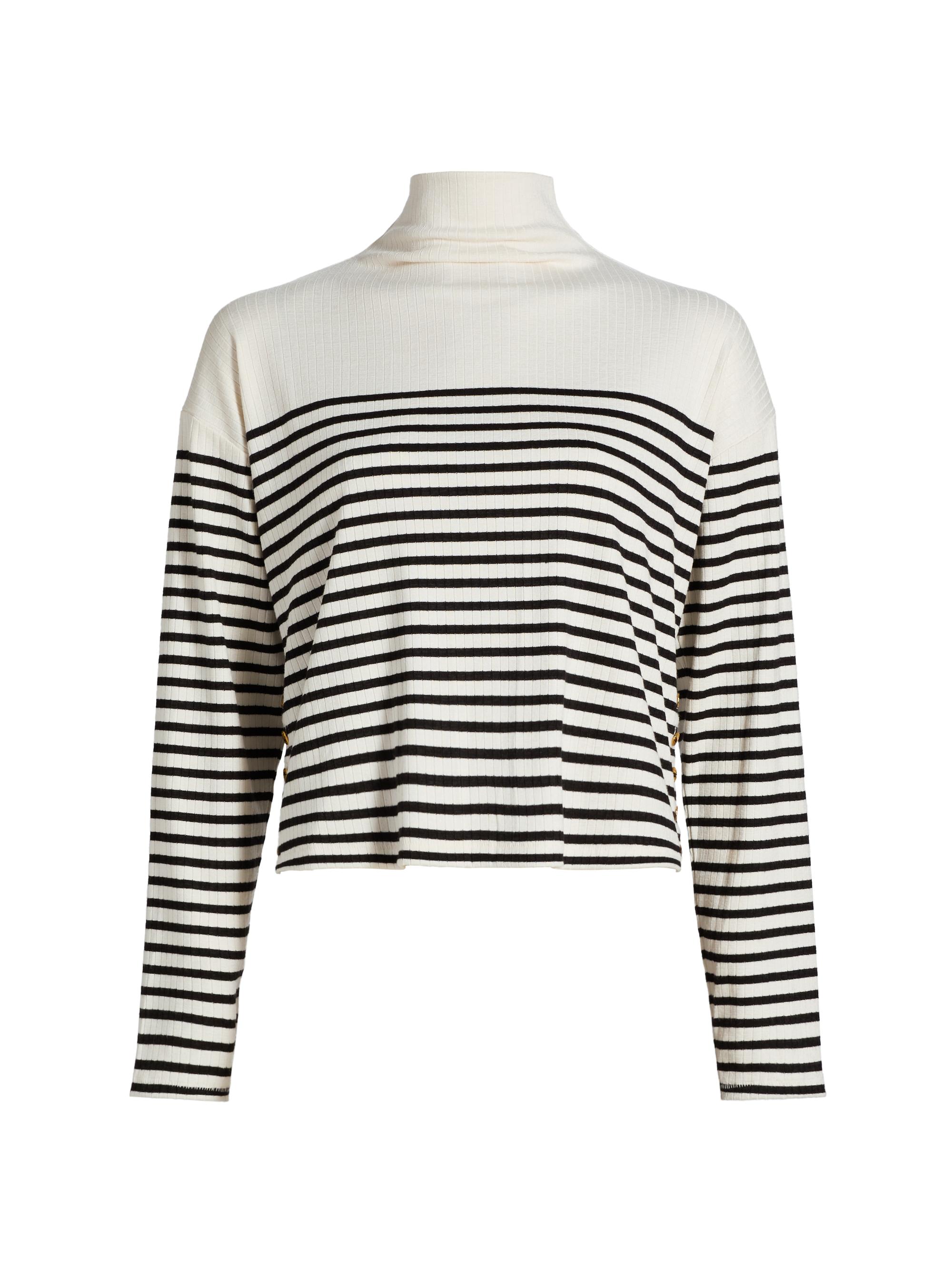 Veronica Beard Viori Wool-Blend Striped Sweater | Saks Fifth Avenue
