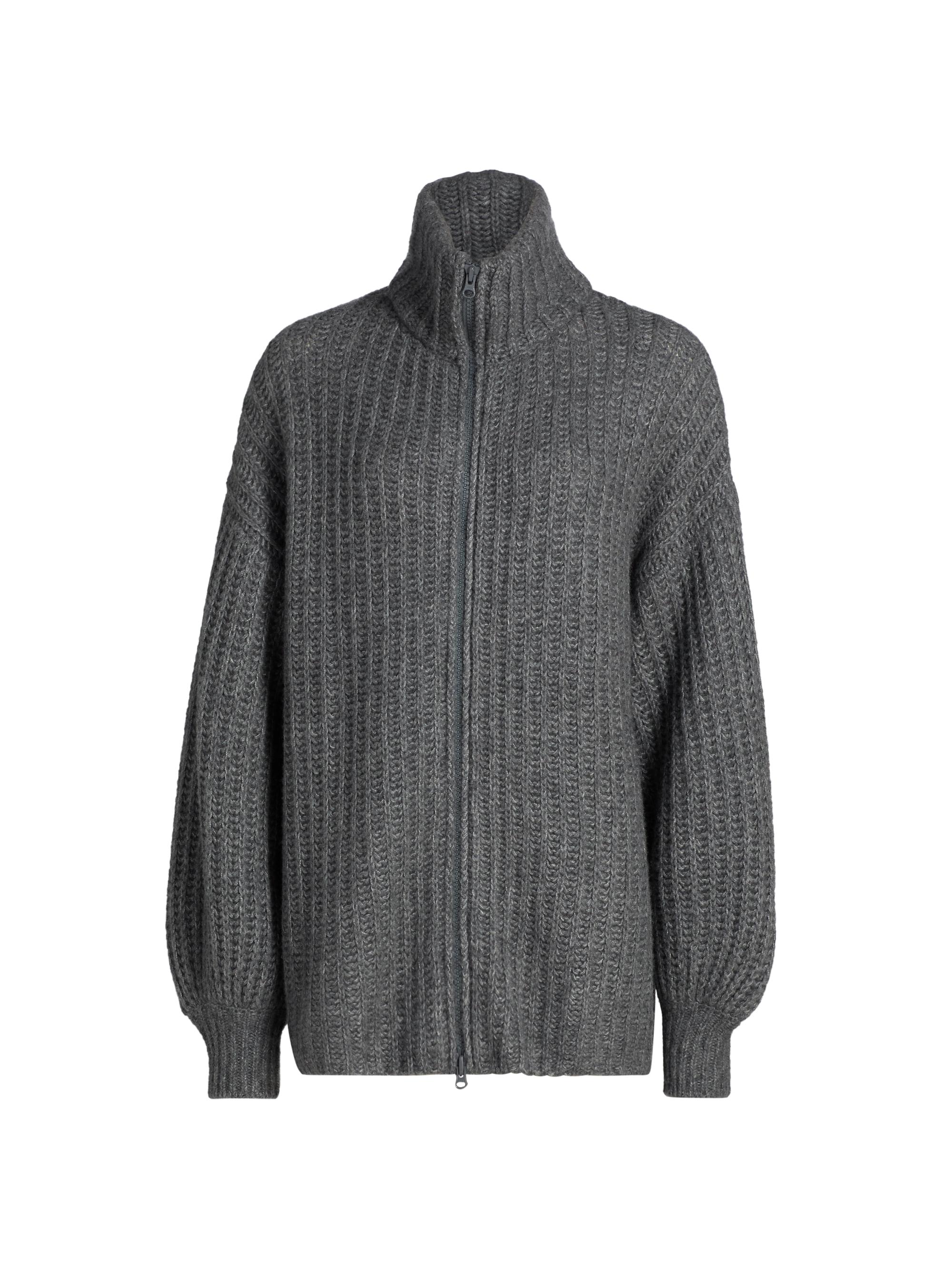 Lisa Yang Women's Marly Cardigan Jacket - Stormy Grey