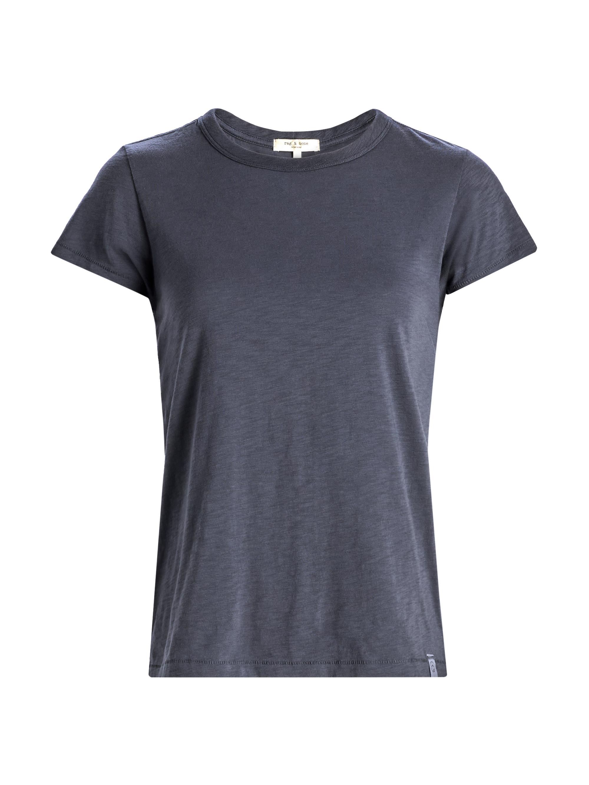 rag & bone Women's The Slub Cotton T-Shirt - Storm Blue