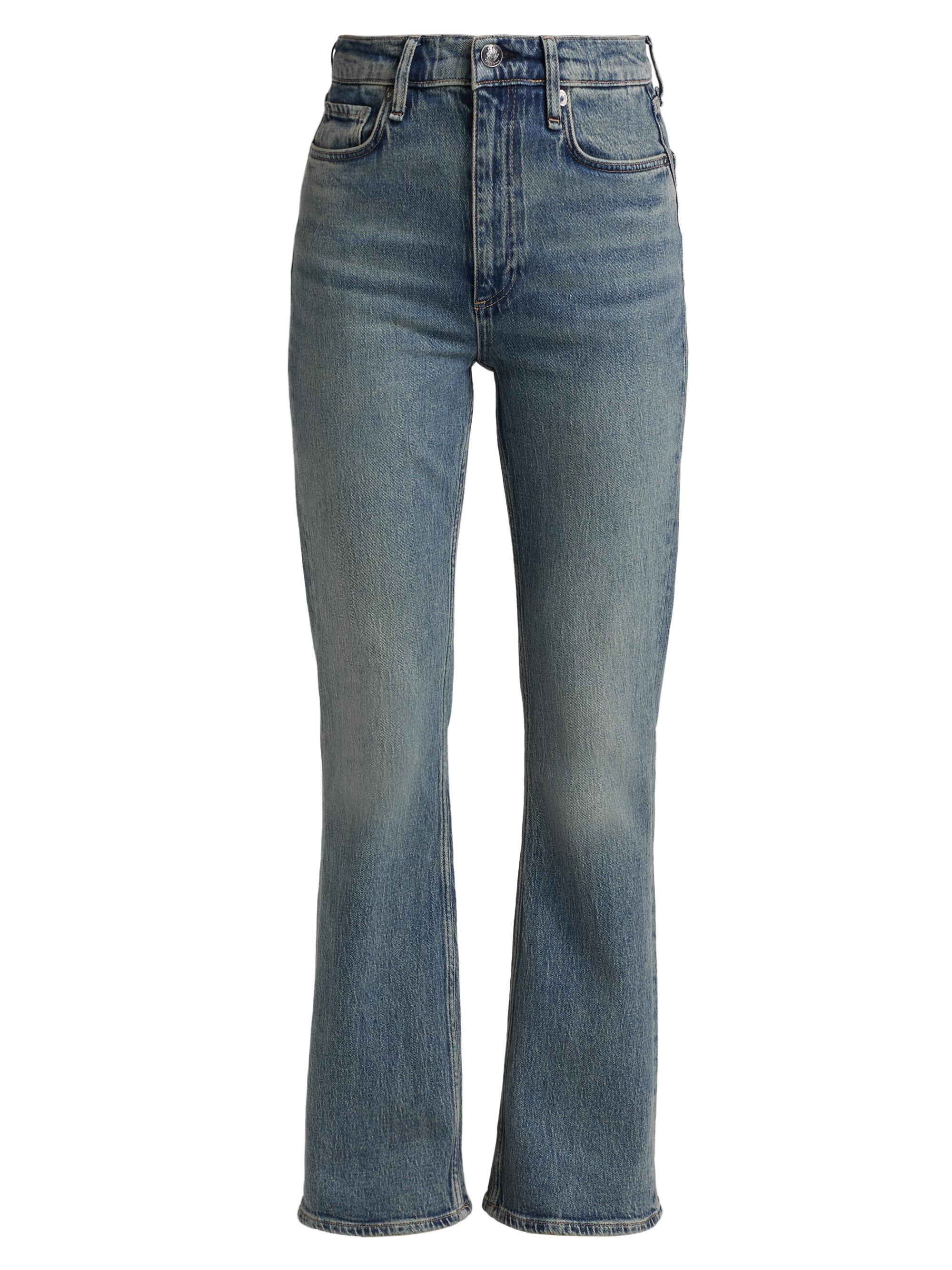 洋書 JAMAICA rag & bone Saige Denim Mid-Rise Straight-Leg Jeans | Saks