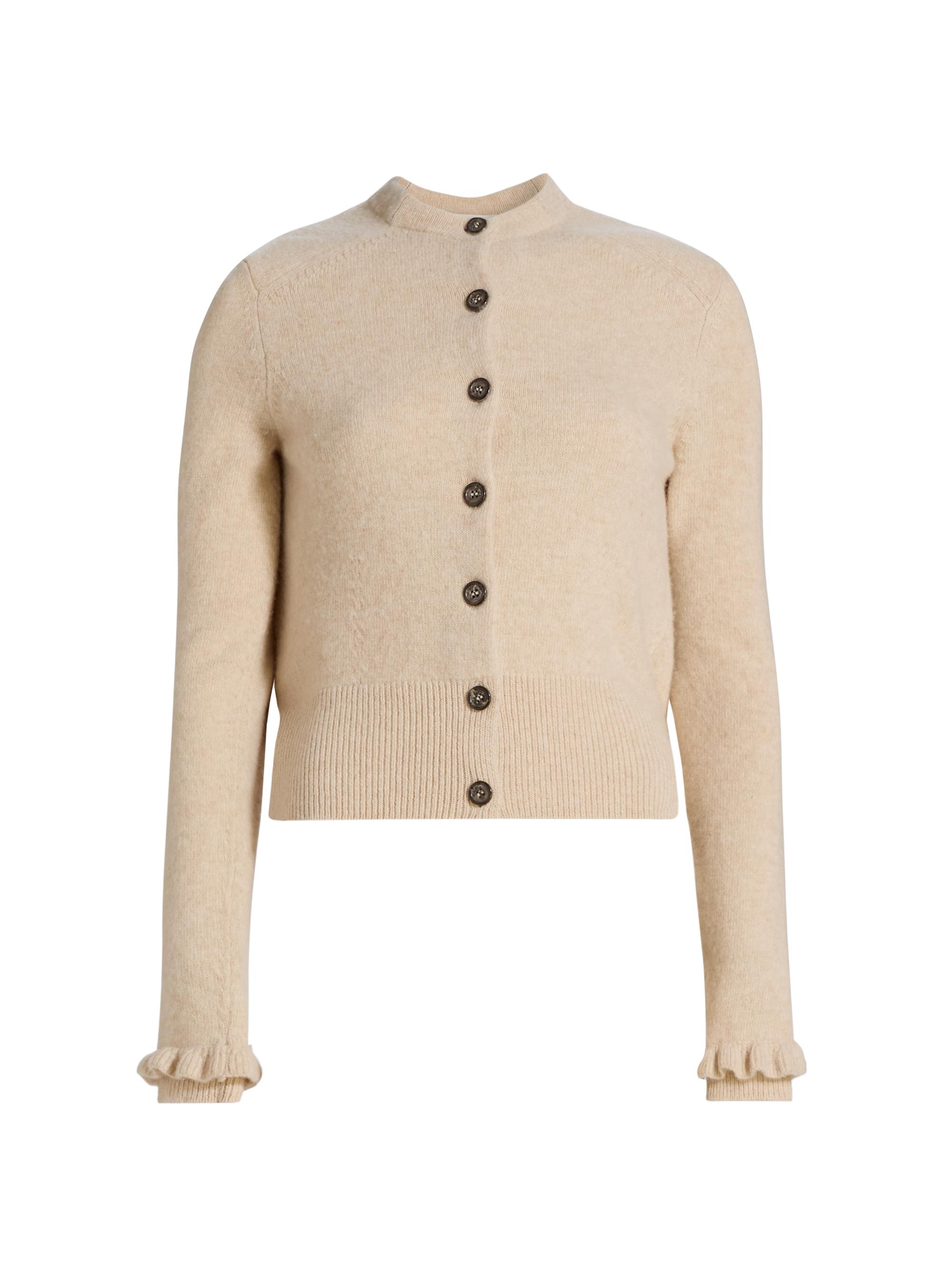 ba & sh Women's Karante Wool Cardigan - Beige Chine