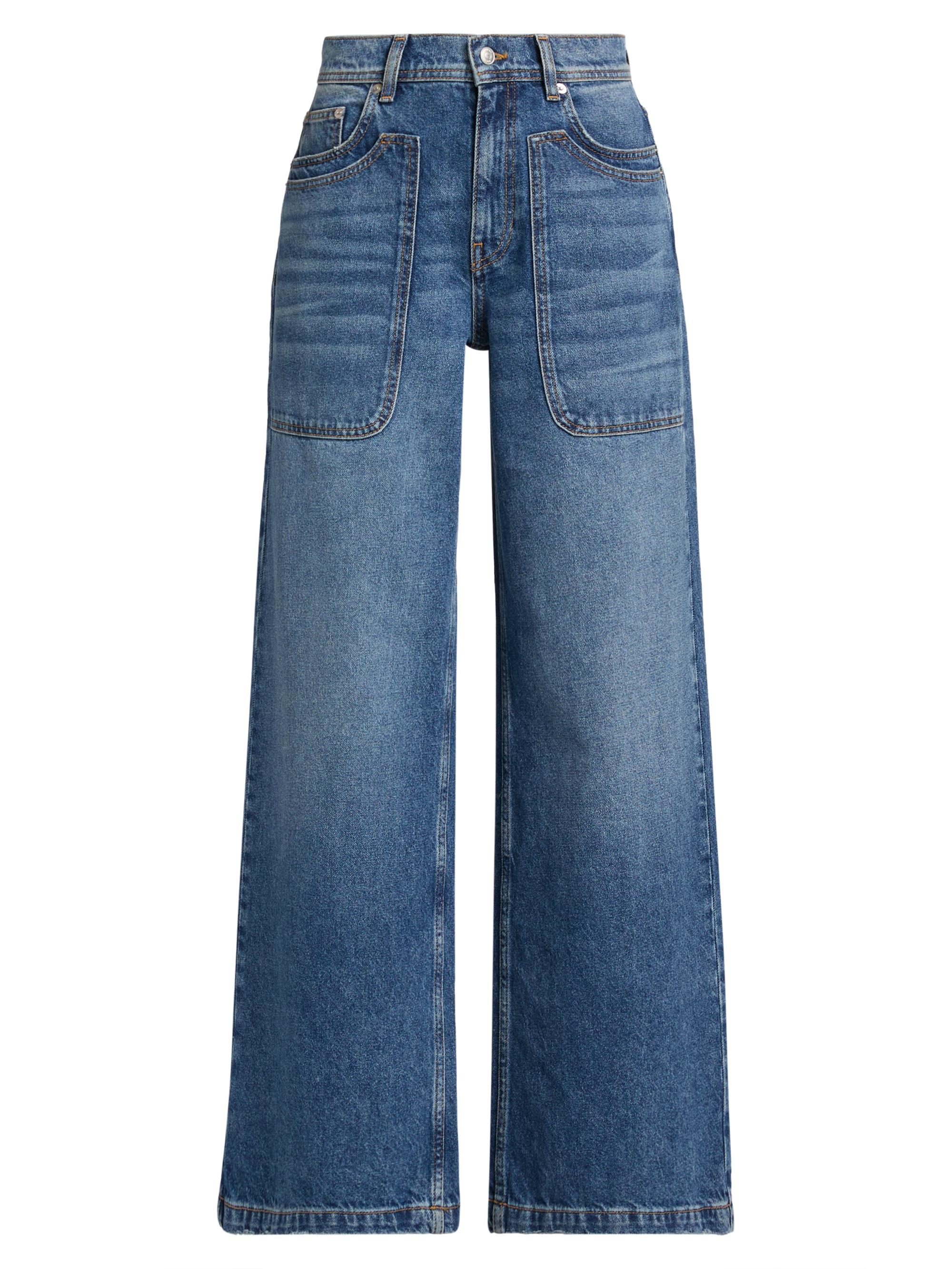 Alice + Olivia High-Rise Double Waistband Cool Jeans | Saks Fifth