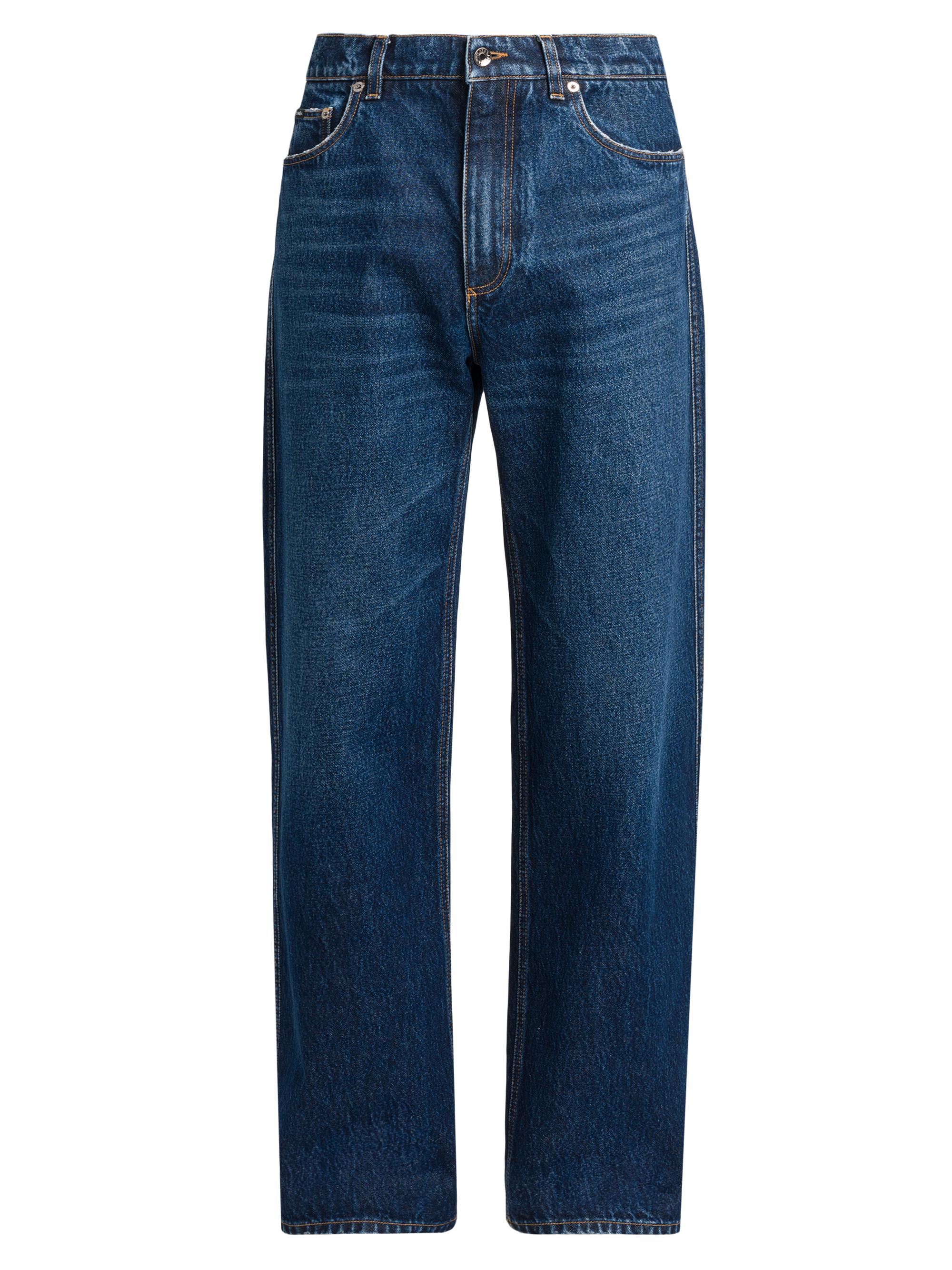 Dolce & Gabbana Men's High-Rise Straight-Leg Jeans - Variante Abbinata