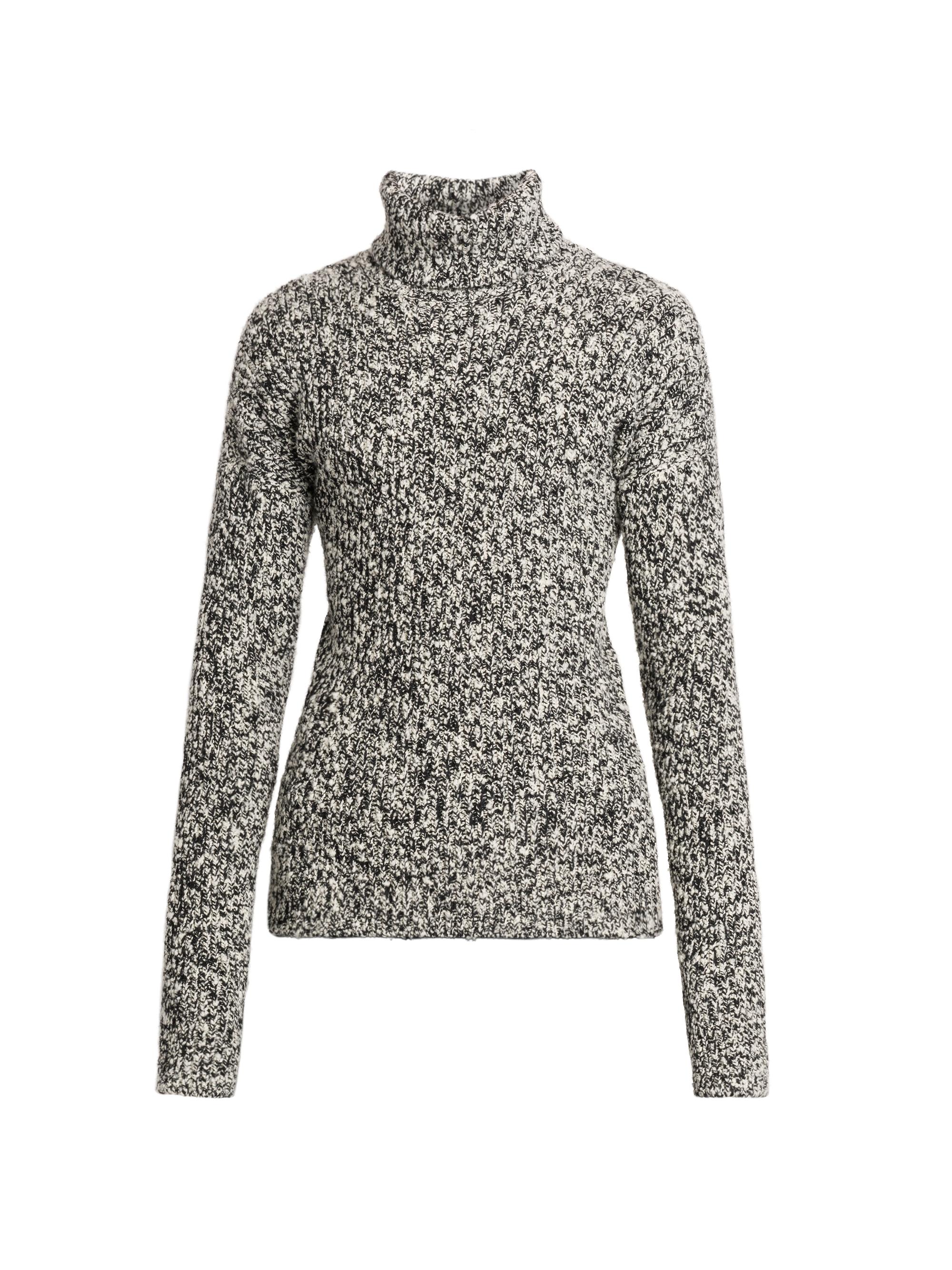 Dolce & Gabbana Men's Turtleneck Wool-Blend Sweater - Bianconero