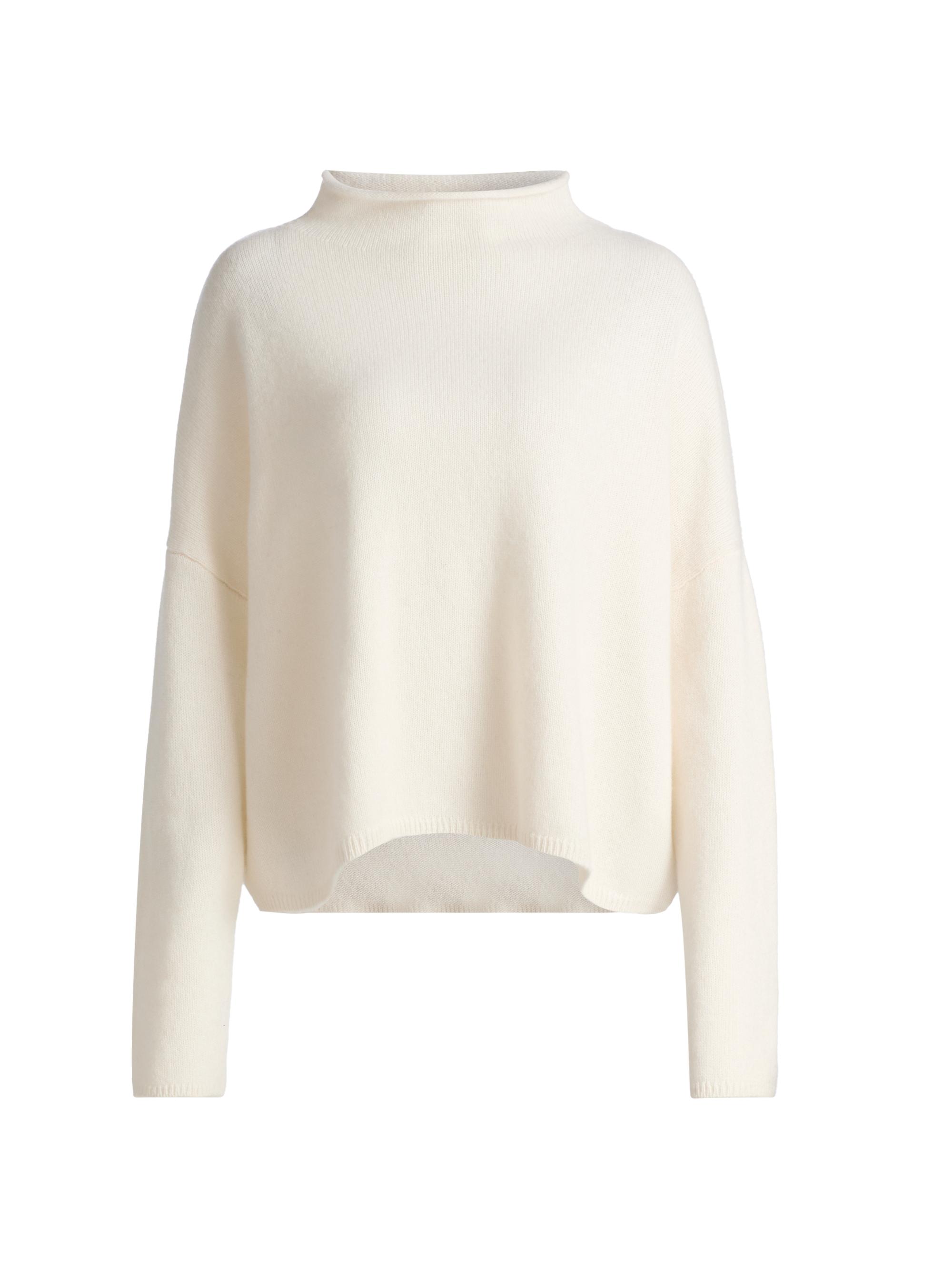 Lisa Yang Women's Sandy Cashmere Sweater - Cream
