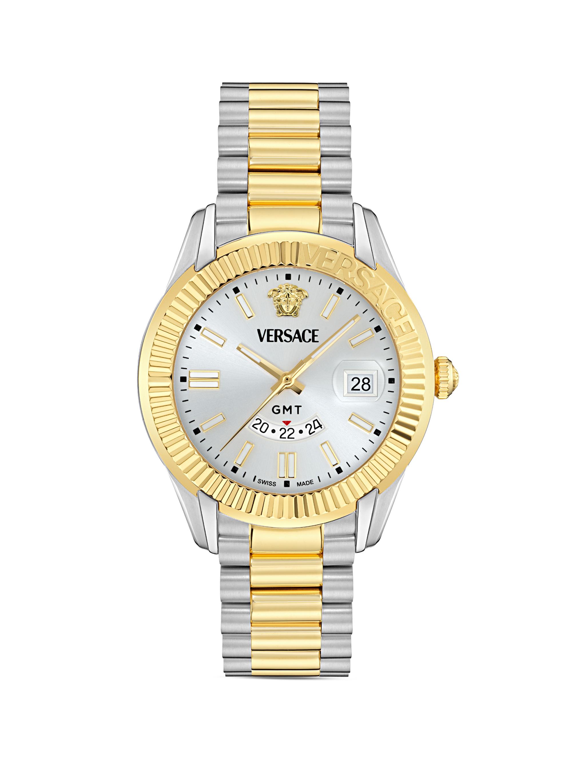 Versace Men's Apodis Two-Tone Stainless Steel Bracelet Watch/41MM - Two Tone