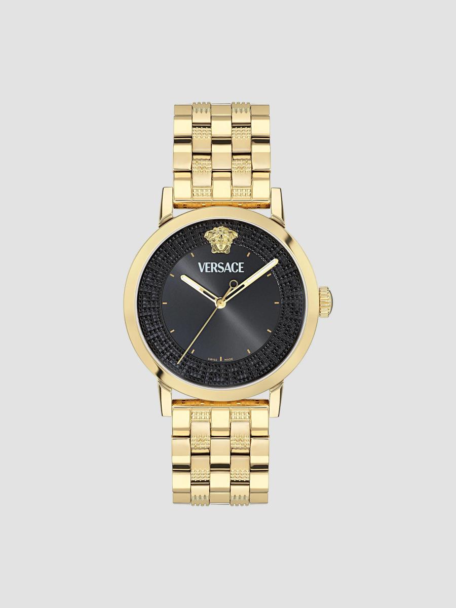 Versace Ren 364 Gold-Plated Stainless Steel Bracelet Watch/40MM