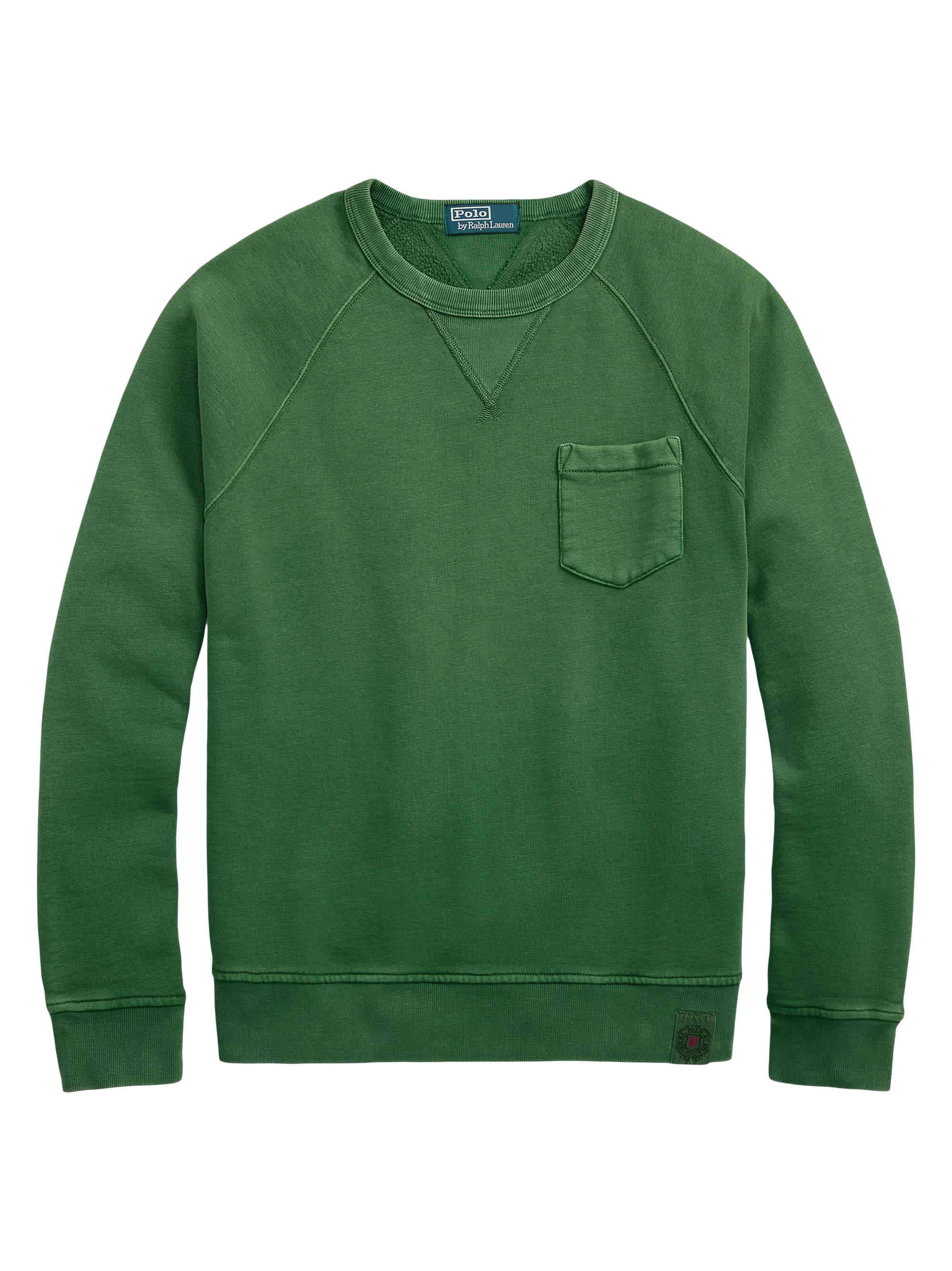 Polo Ralph Lauren Men's Cotton-Blend Sweatshirt - Washed Forest