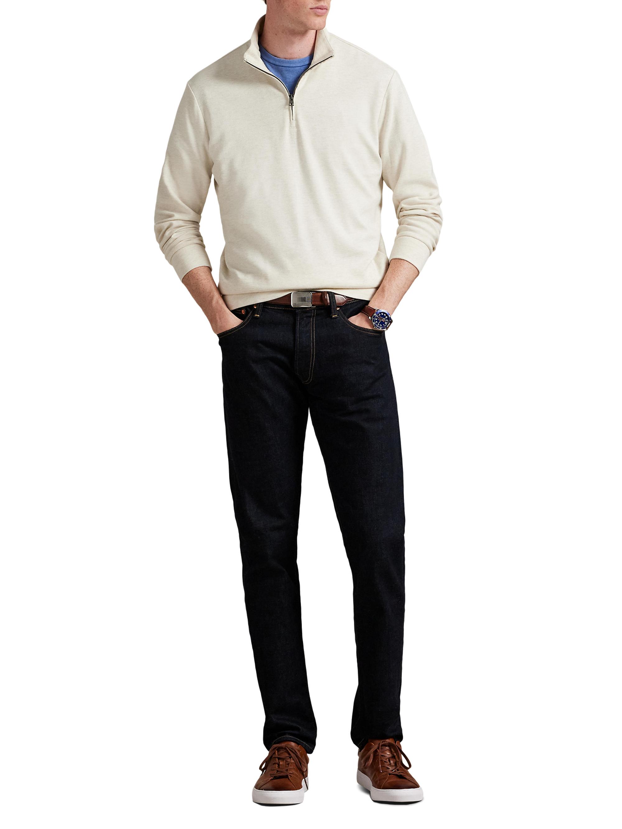Polo Ralph Lauren Luxury Textured Quarter-Zip Sweatshirt | Saks