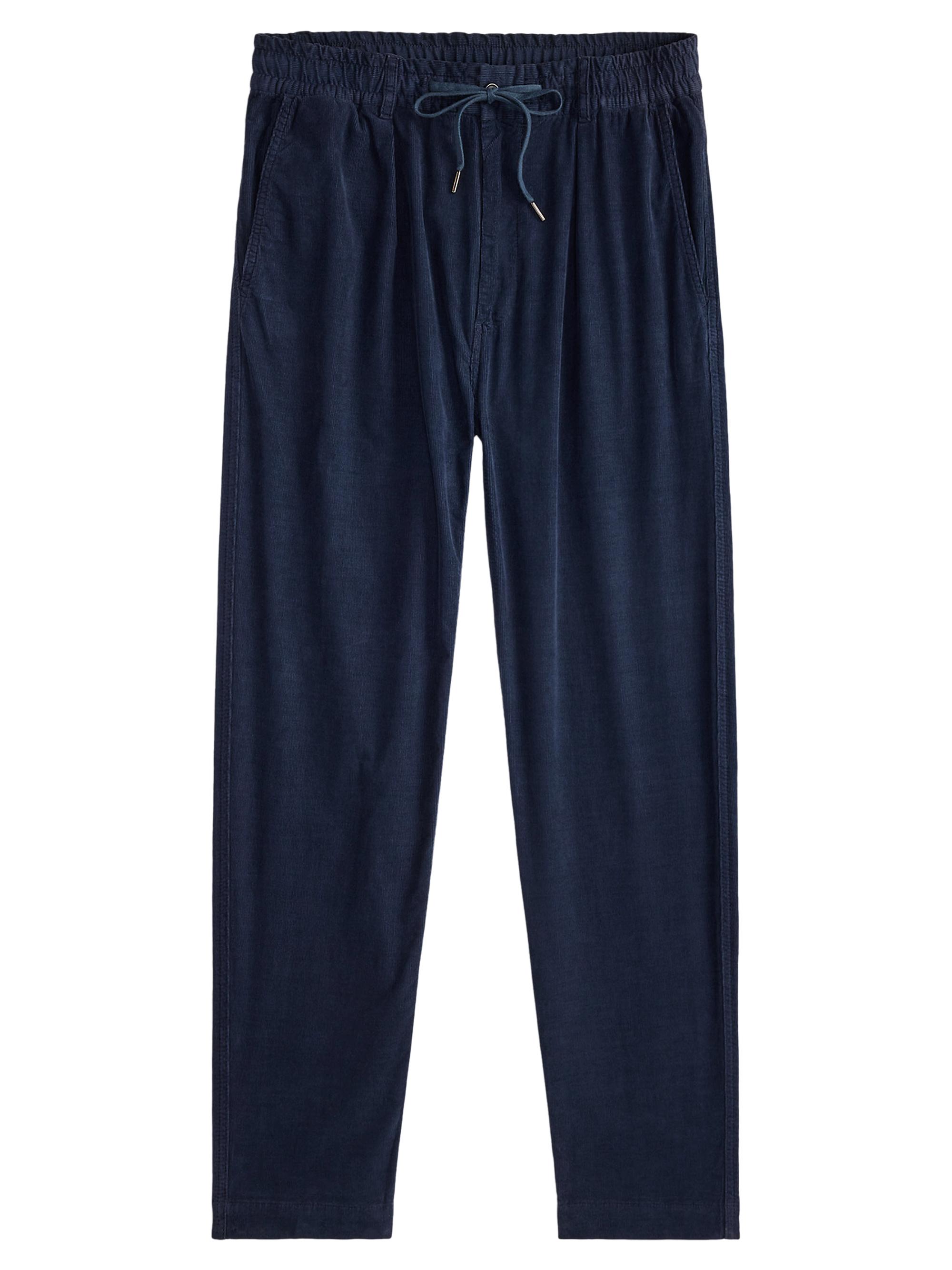 Stretch-Cotton Drawstring Pants