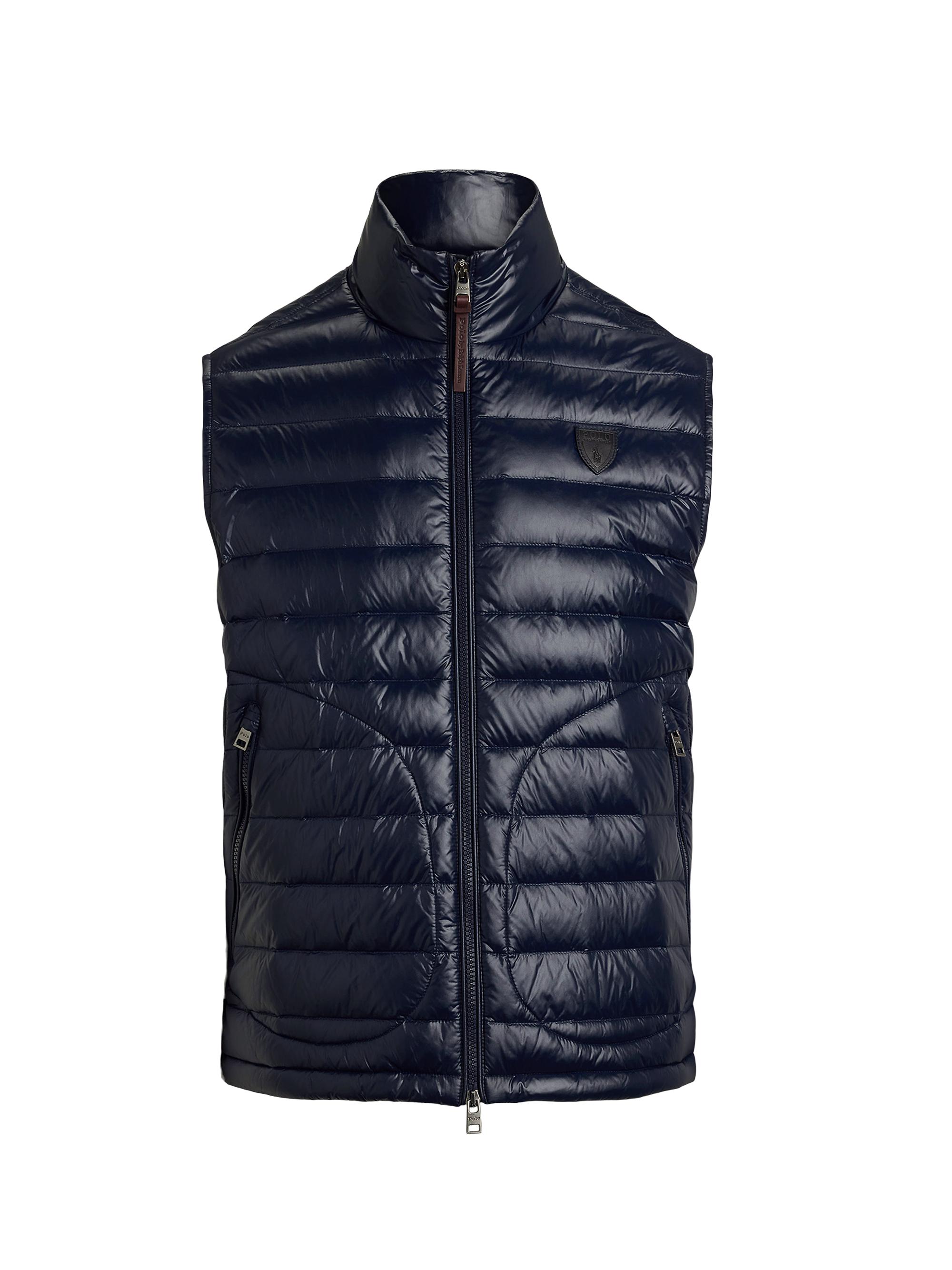 Polo Ralph Lauren Quilted Linen Down Vest | Saks Fifth Avenue