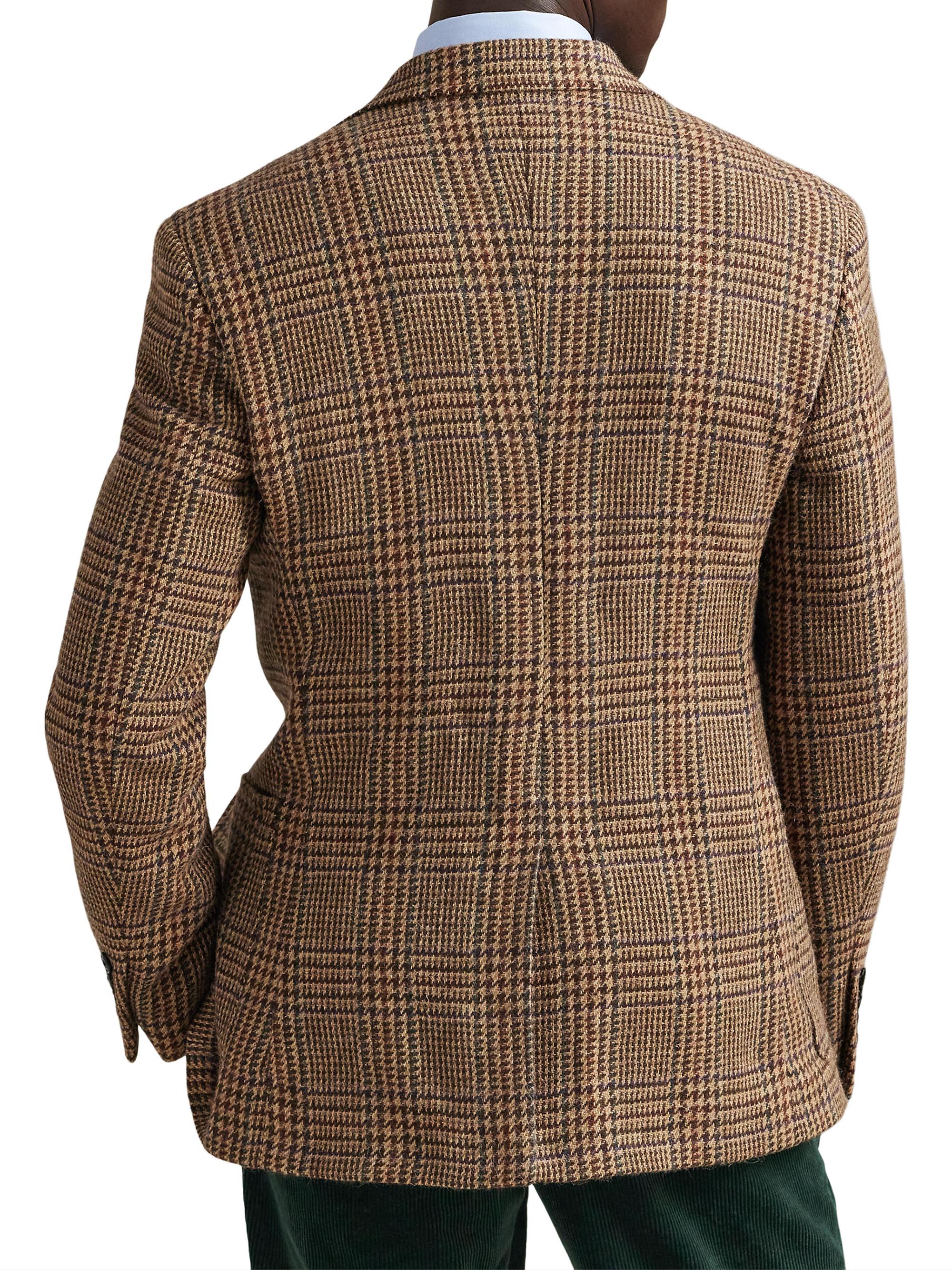 Polo Ralph Lauren Plaid Wool Single-Breasted Blazer | Saks Fifth