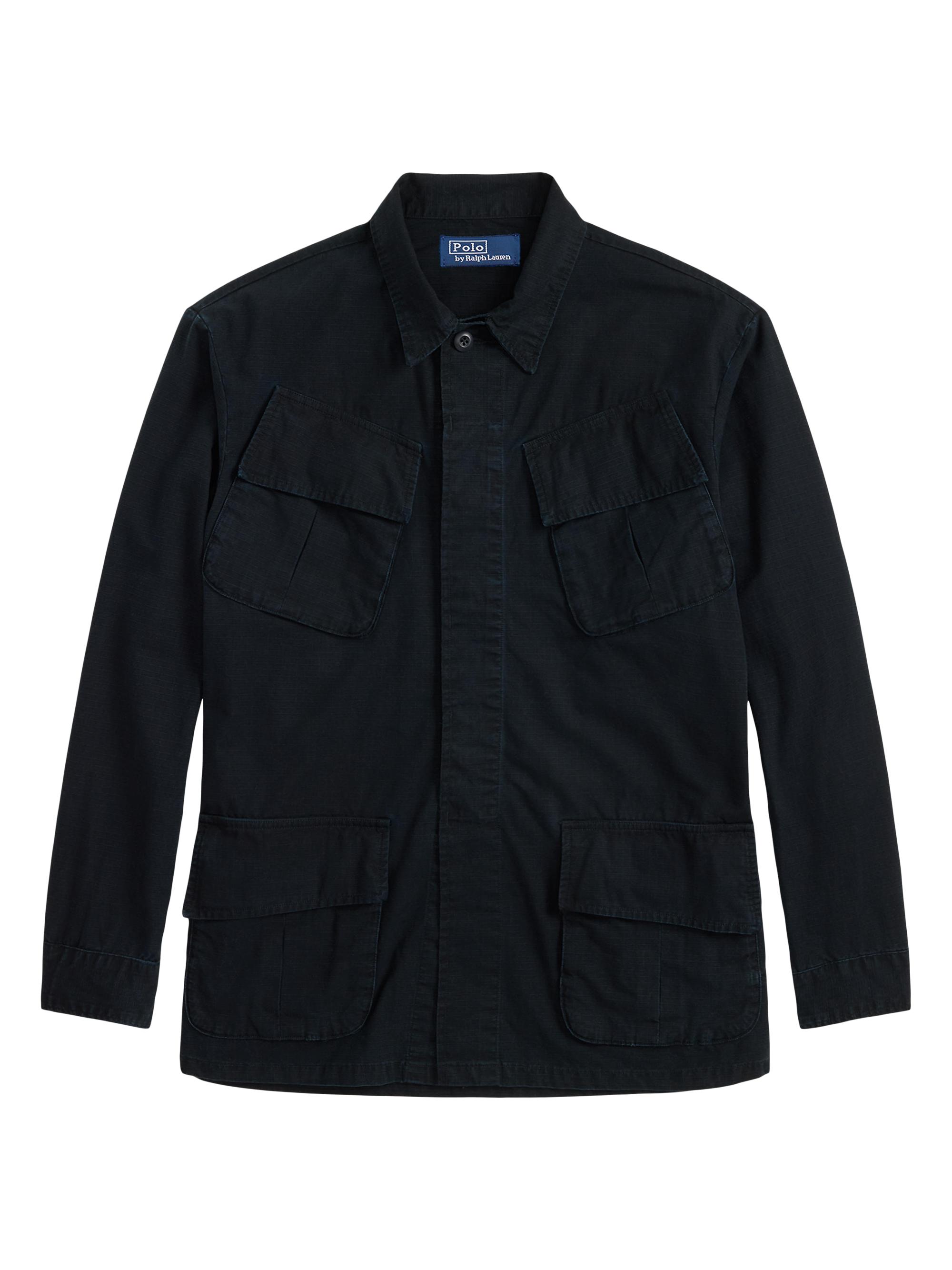 Polo Ralph Lauren Linen Notch Collar Button-Front Overshirt | Saks