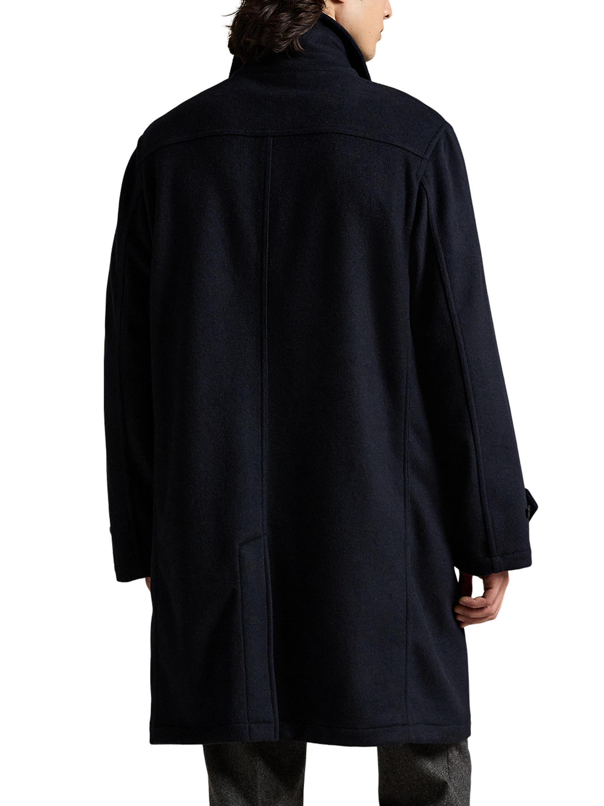 ジャケット・アウター louren doubleface wool over coat 再入荷 】doubleface muffler wool coat / doubleface over wool