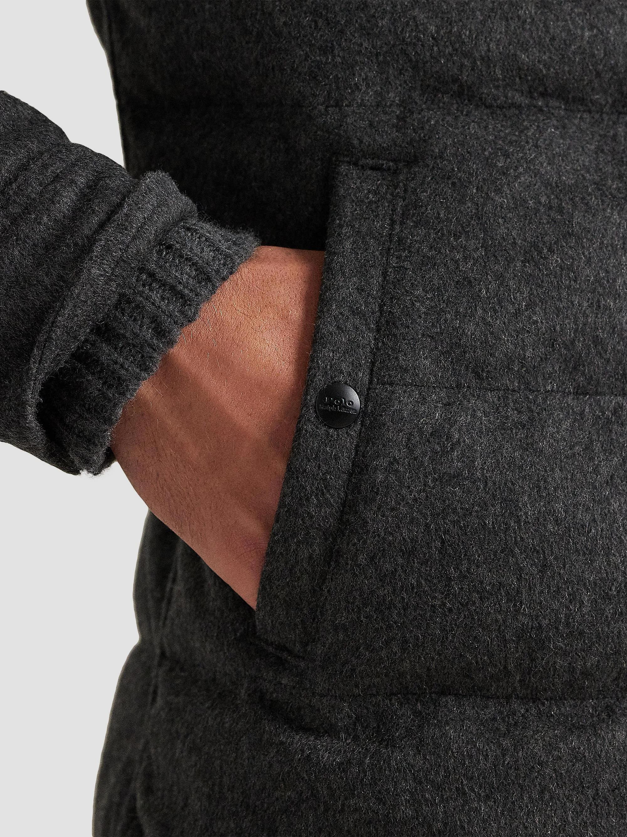 Polo Ralph Lauren Quilted Wool-Blend Down Jacket | Saks Fifth Avenue