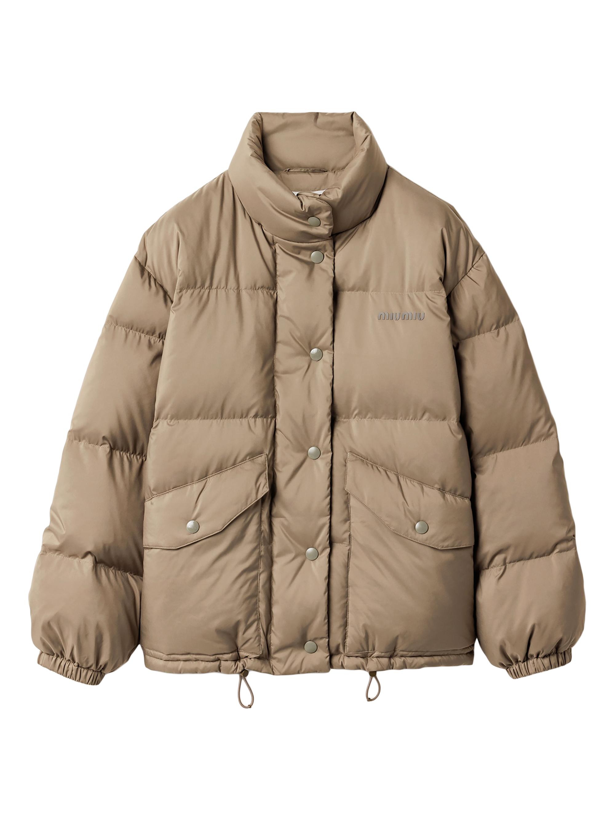 Miu Miu Medium Weight Technical Pongé Down Jacket | Saks Fifth Avenue