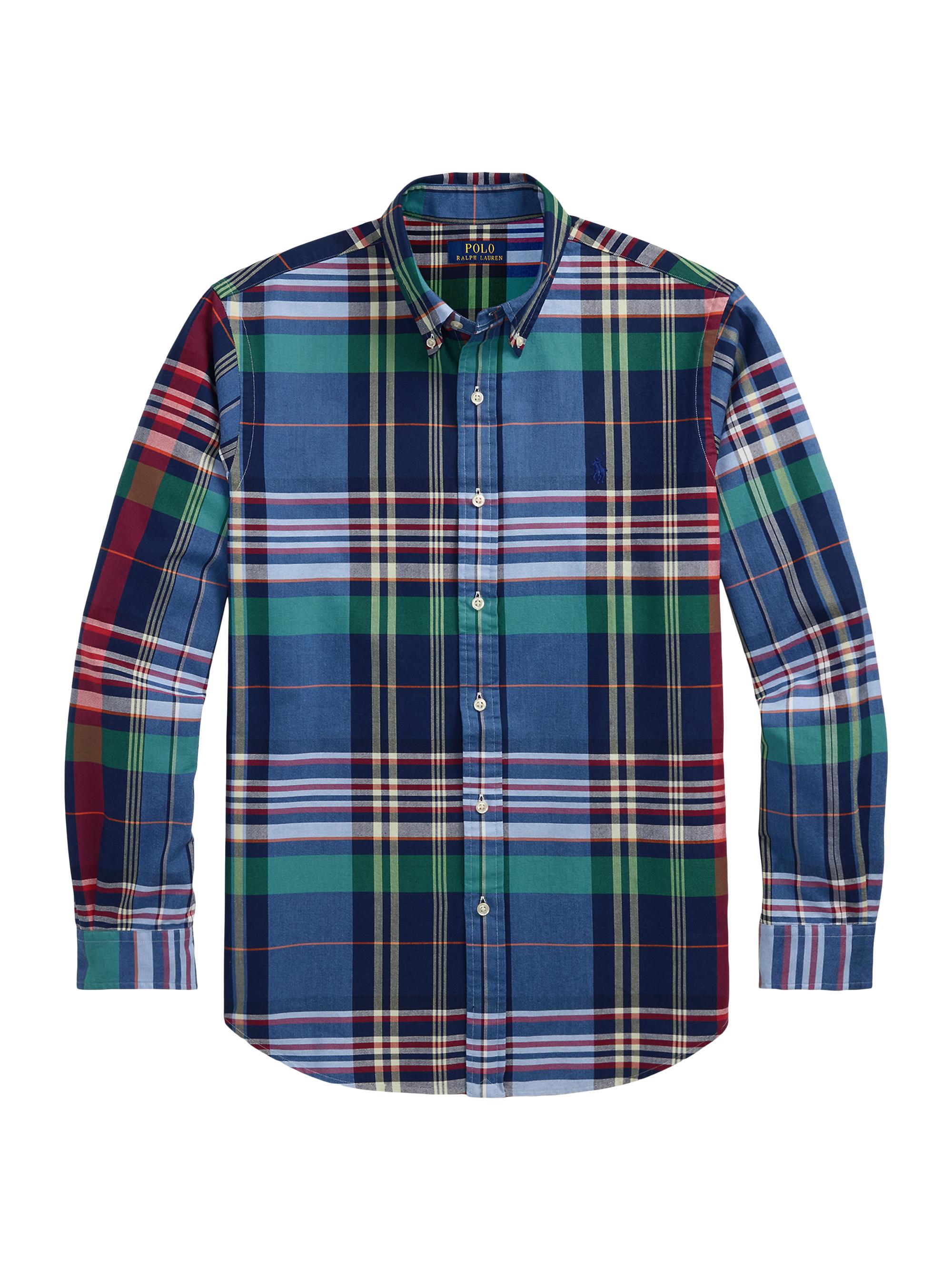 Polo Ralph Lauren Plaid Cotton Shirt | Saks Fifth Avenue
