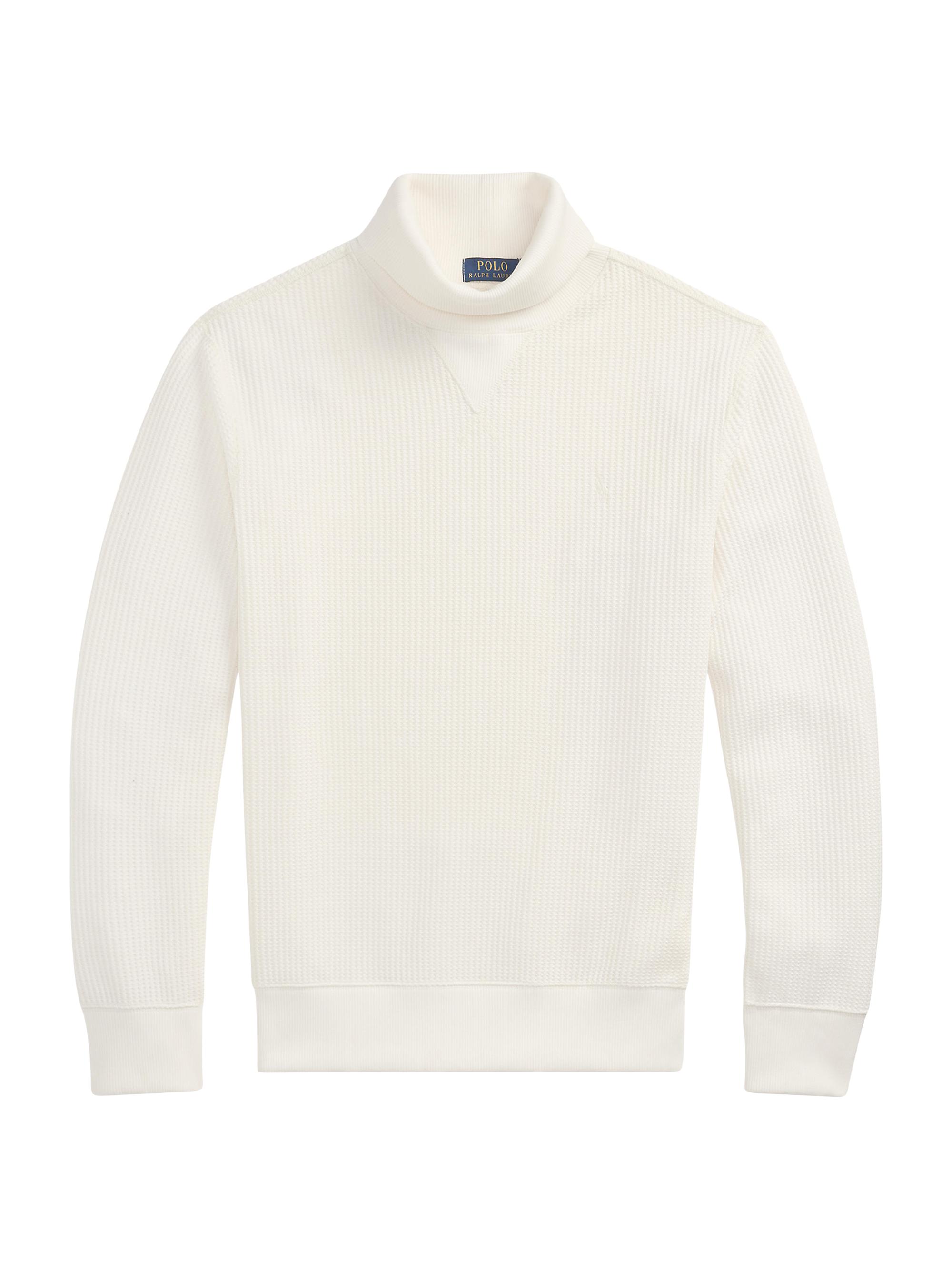 Polo Ralph Lauren Men's Waffle-Knit Stretch Cotton Turtleneck - Nevis