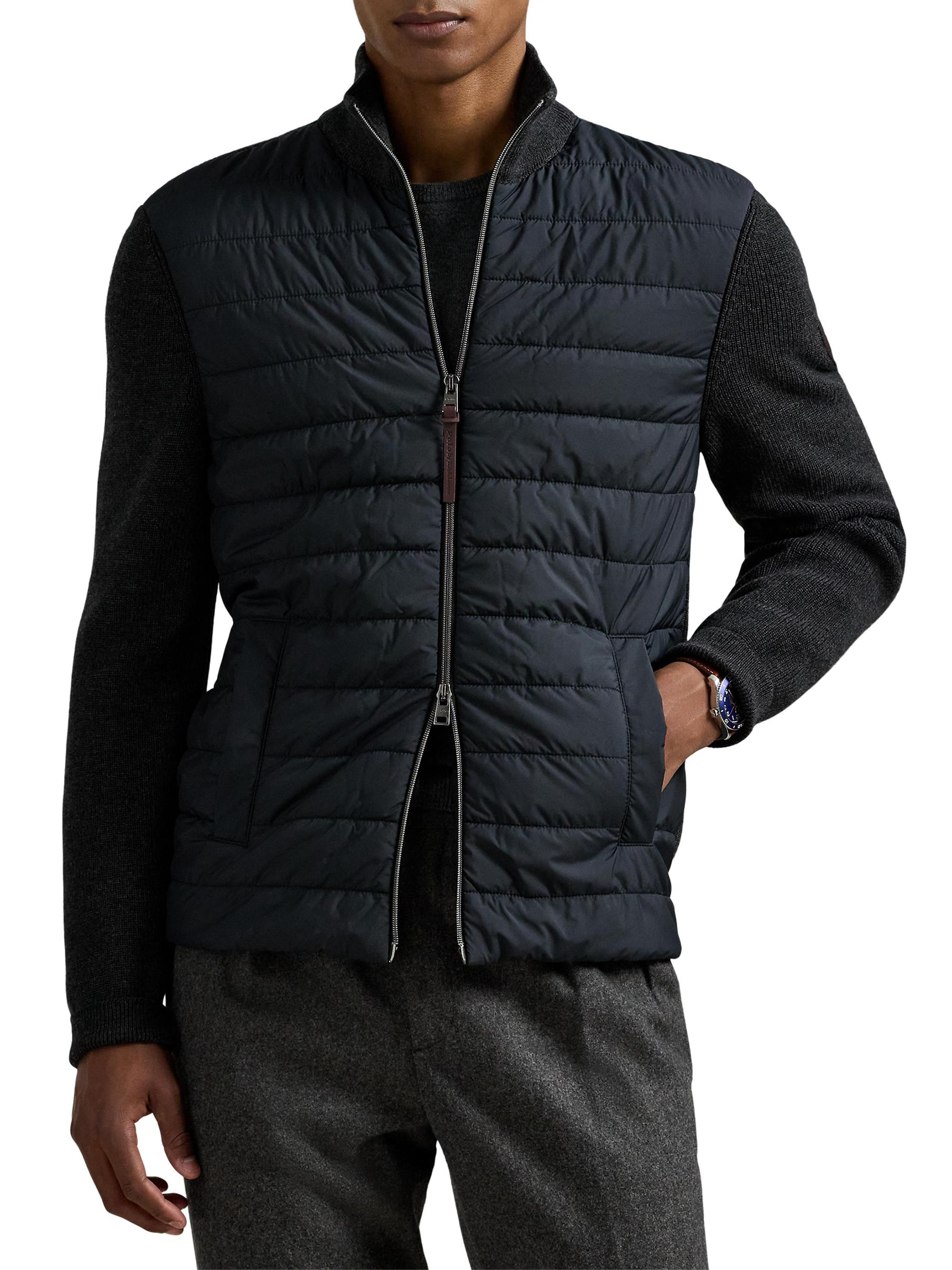 Polo Ralph Lauren Merino Wool Quilted Zip-Front Jacket | Saks