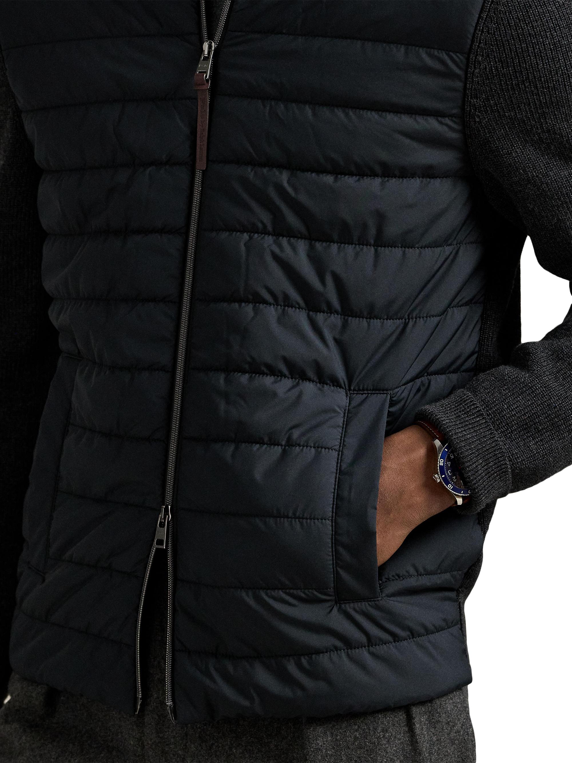 Polo Ralph Lauren Merino Wool Quilted Zip-Front Jacket | Saks