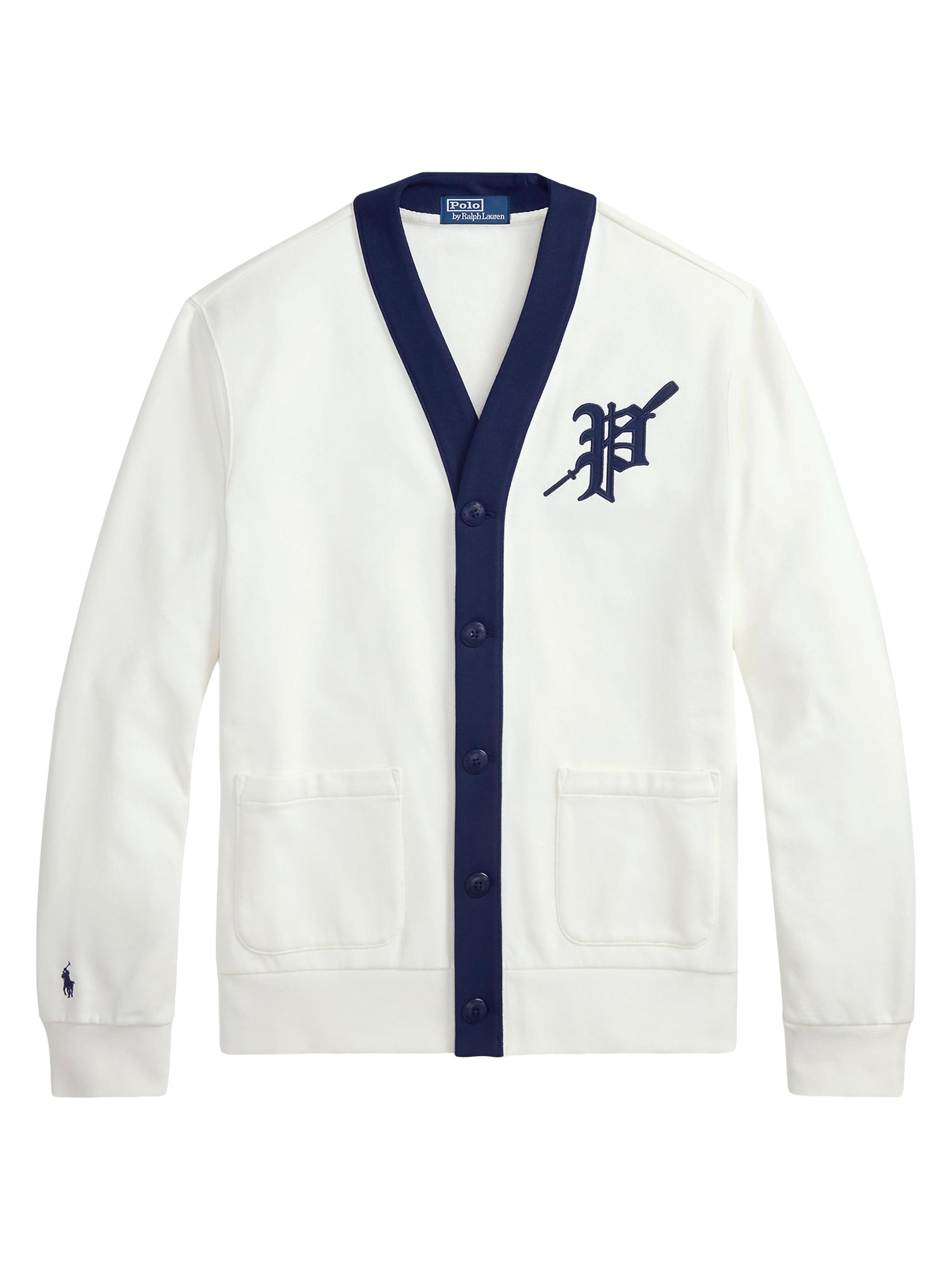 Polo Ralph Lauren Men's Logo-Embroidered Striped Cardigan - Nevis