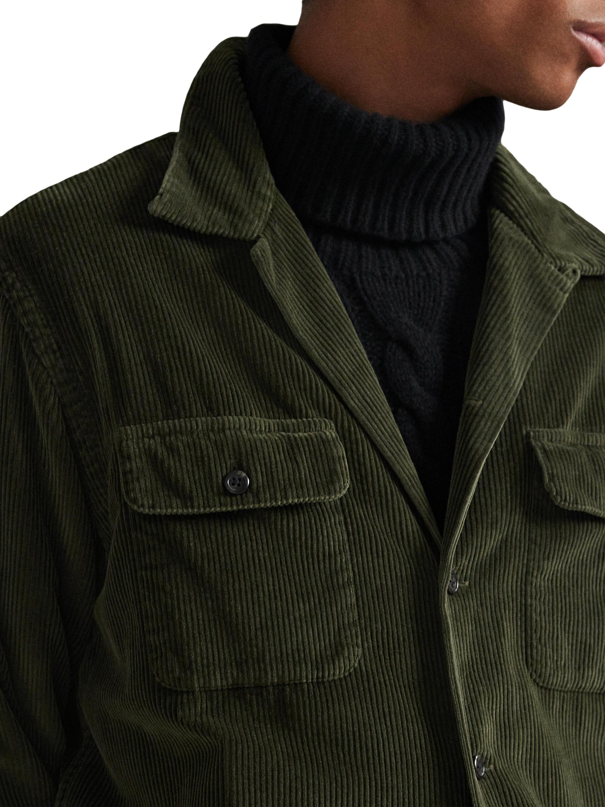Corduroy Button-Front Shirt