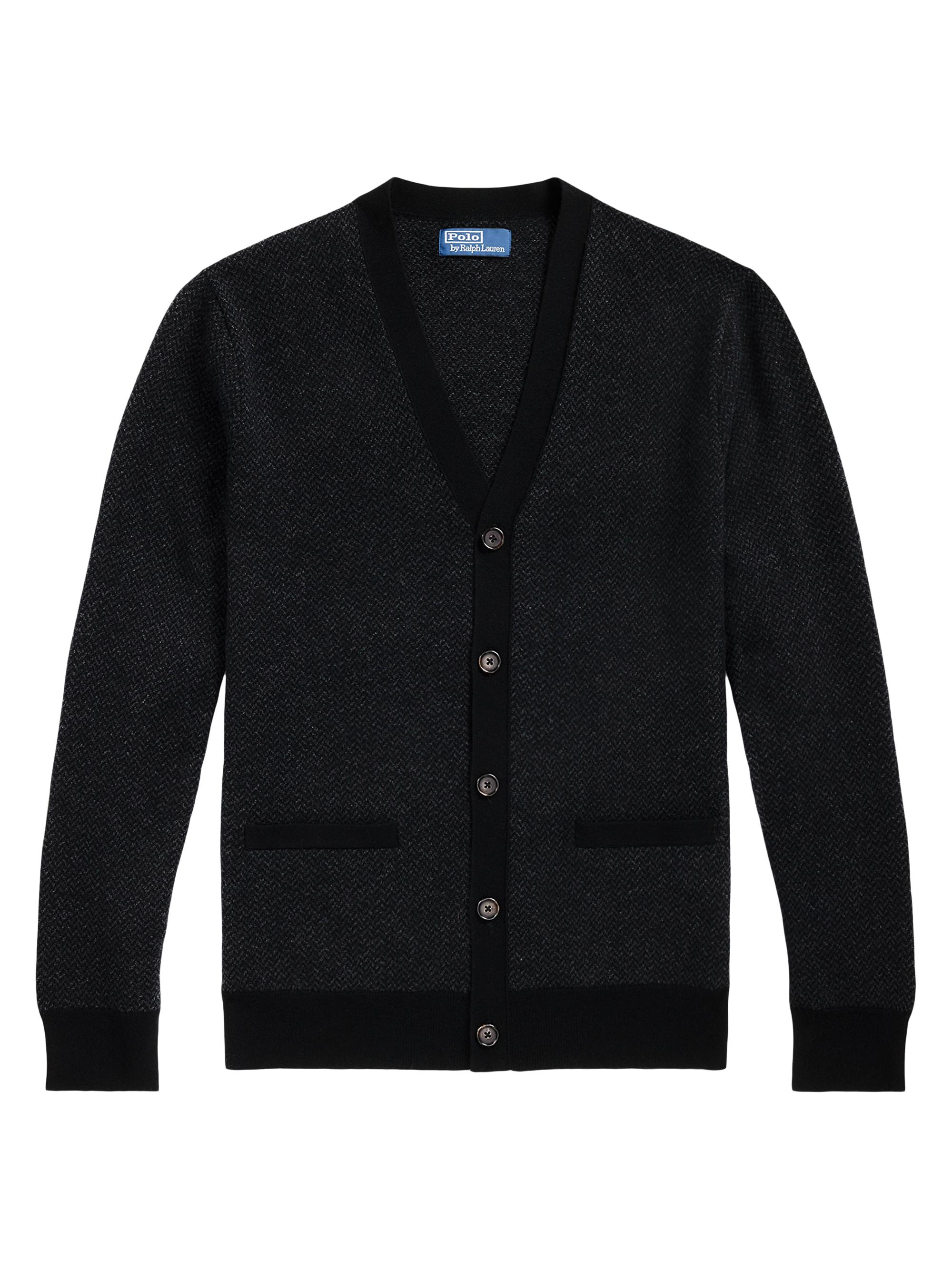 ttt_msw Knit polo cardigan（BLACK） ttt msw Knit polo cardigan（BLACK）