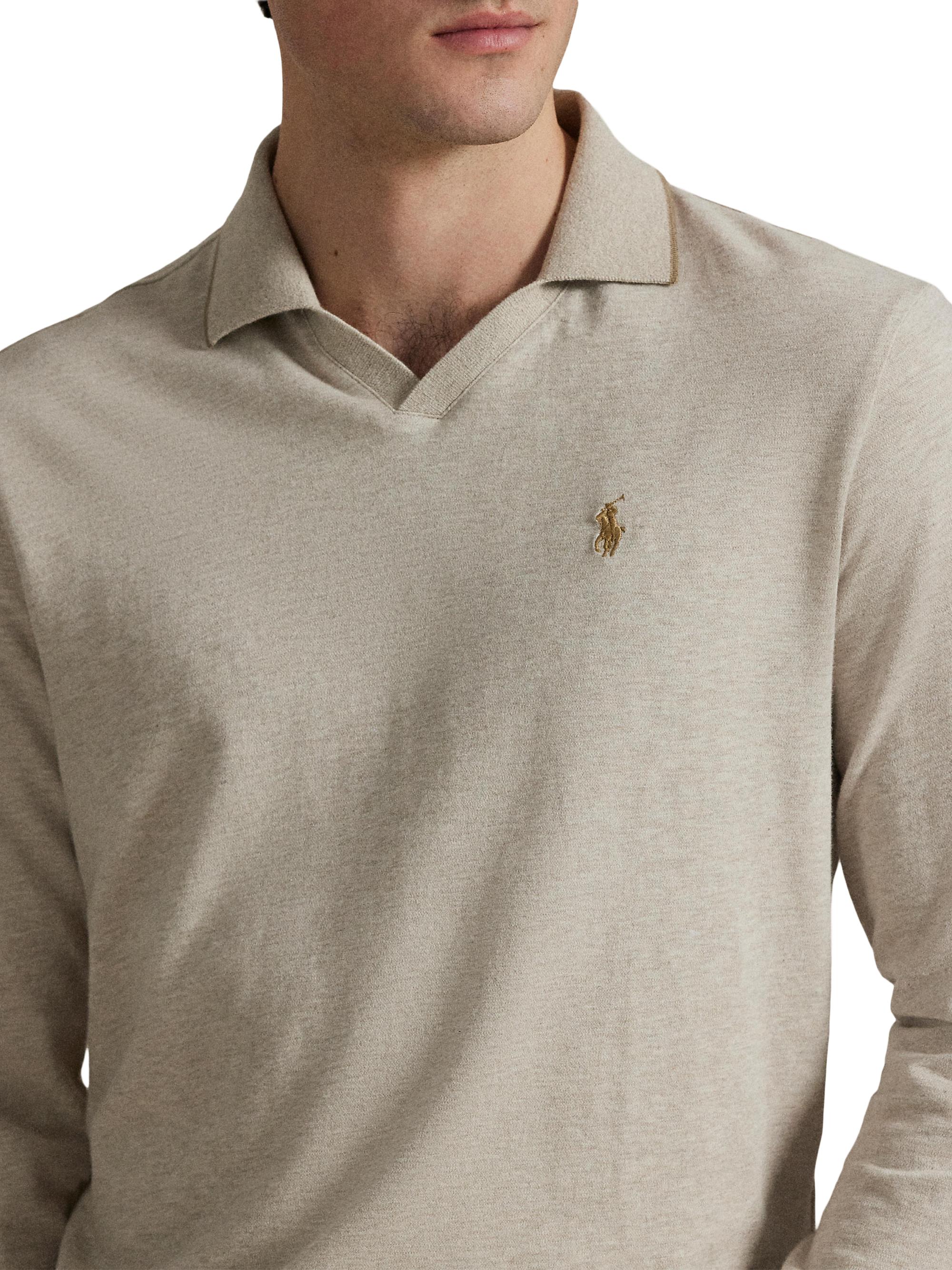Polo Ralph Lauren Textured Cotton Jersey Polo Shirt | Saks Fifth