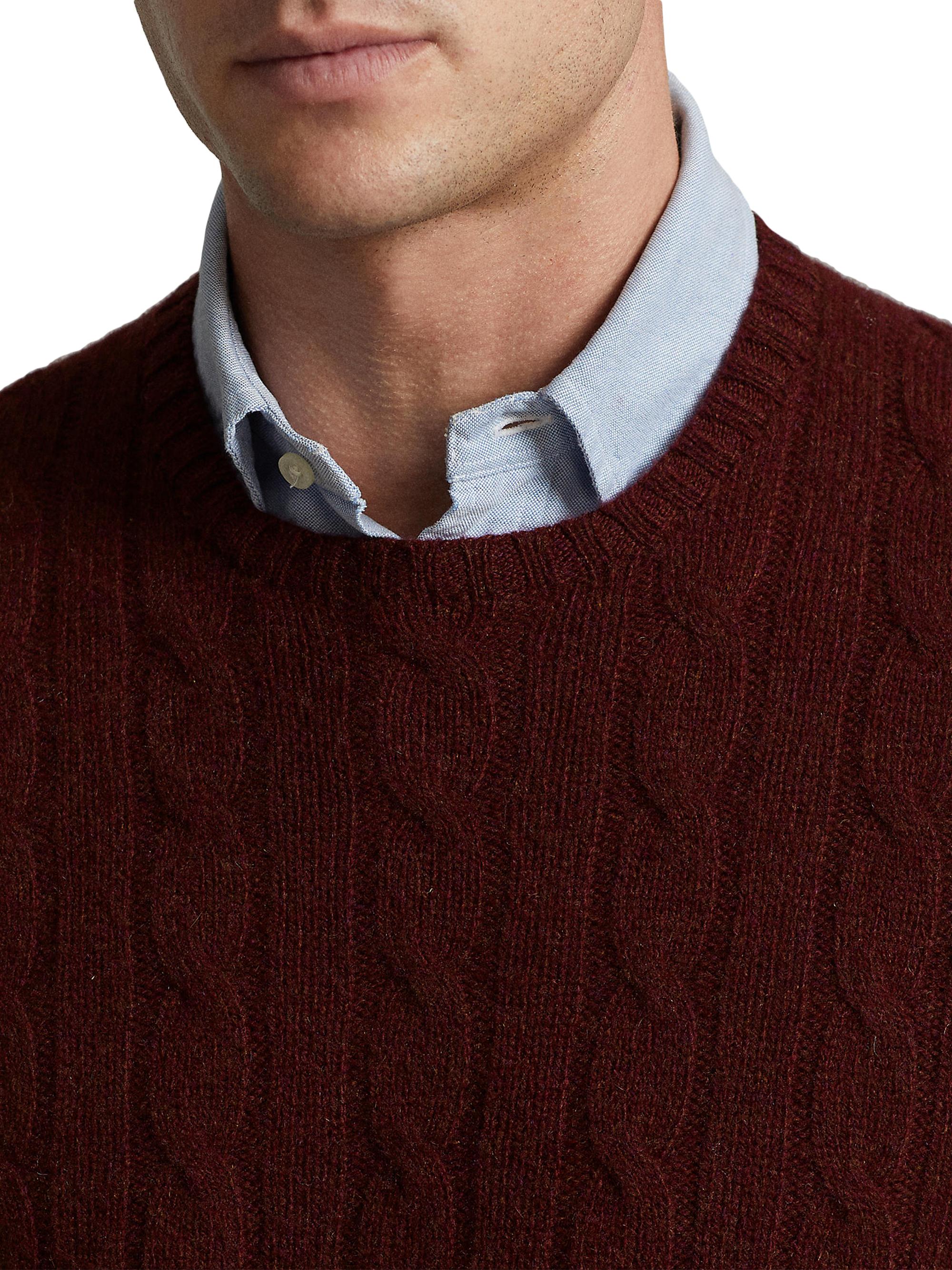 Polo Ralph Lauren Cashmere Cable-Knit Sweater | Saks Fifth Avenue