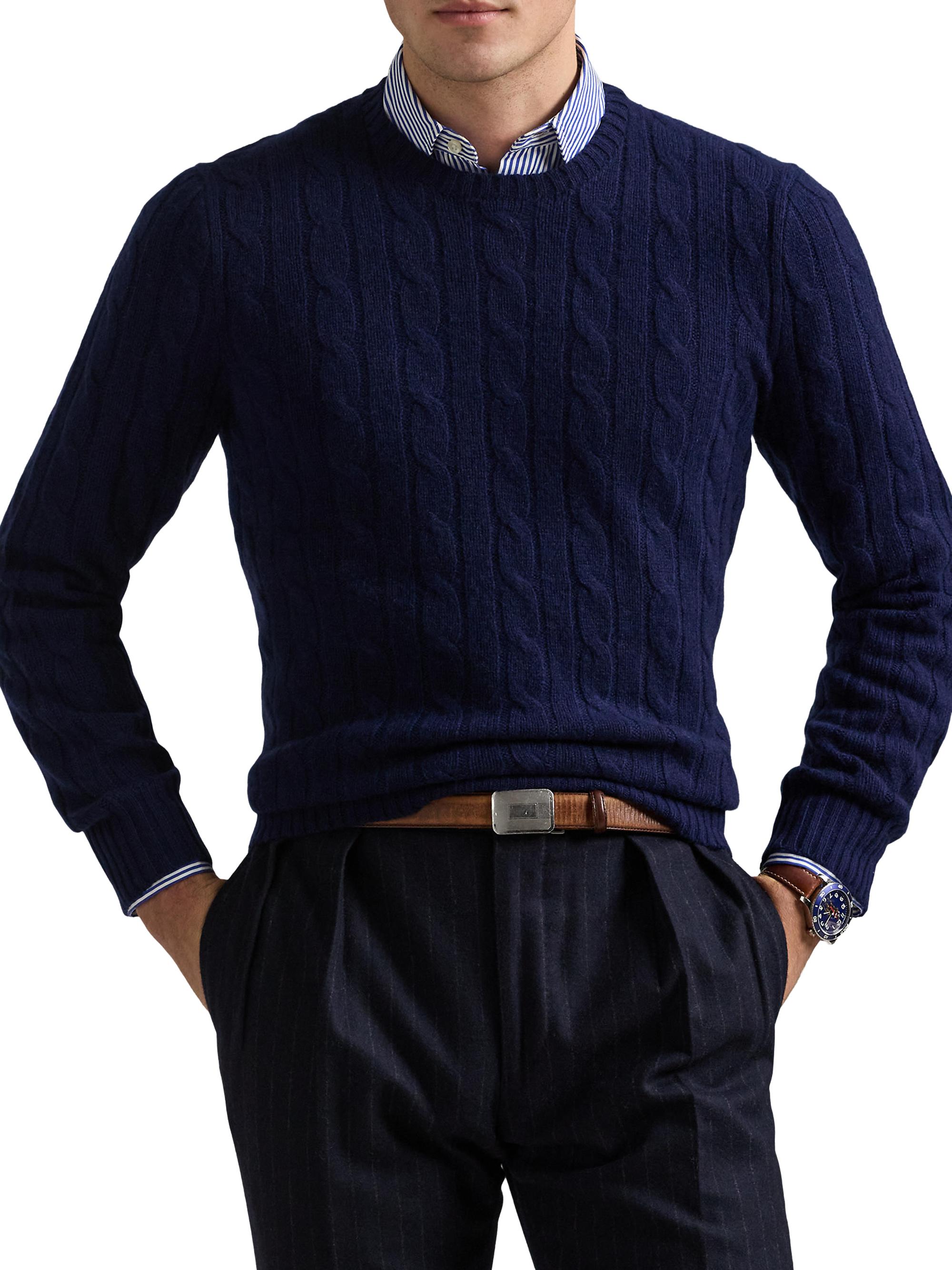 Cashmere Cable-Knit Sweater