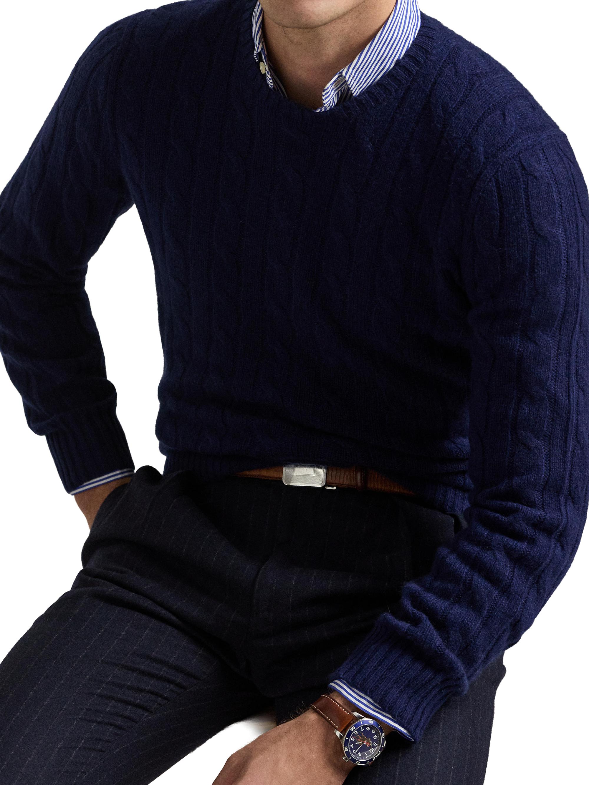 Cashmere Cable-Knit Sweater