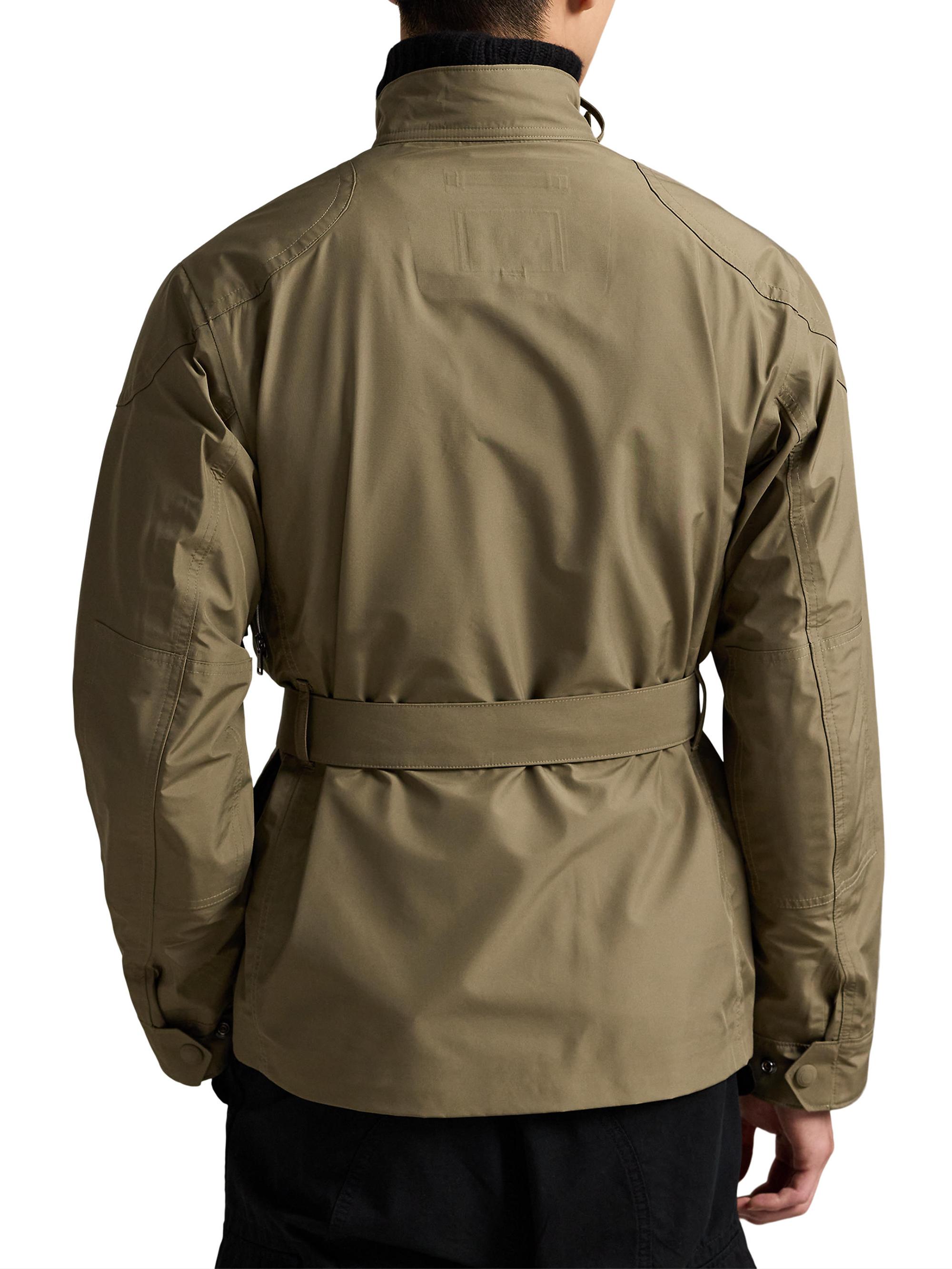 Polo Ralph Lauren Taffeta Belted Zip-Up Jacket | Saks Fifth Avenue