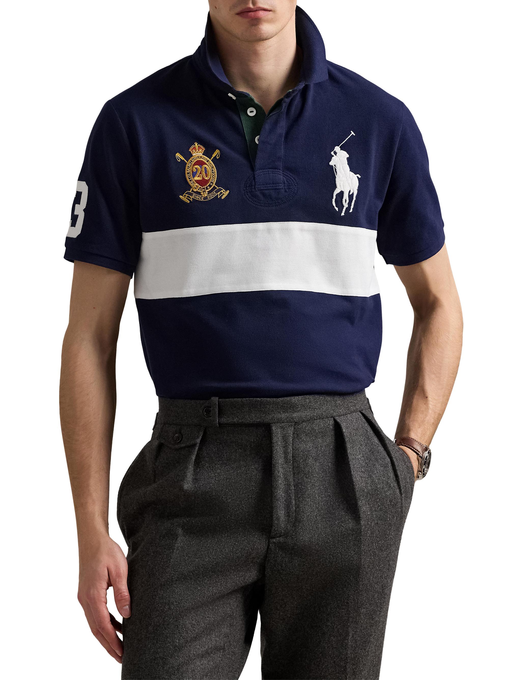 トップス Polo by Ralph Lauren Cotton Mesh Graphic Polo Shirt