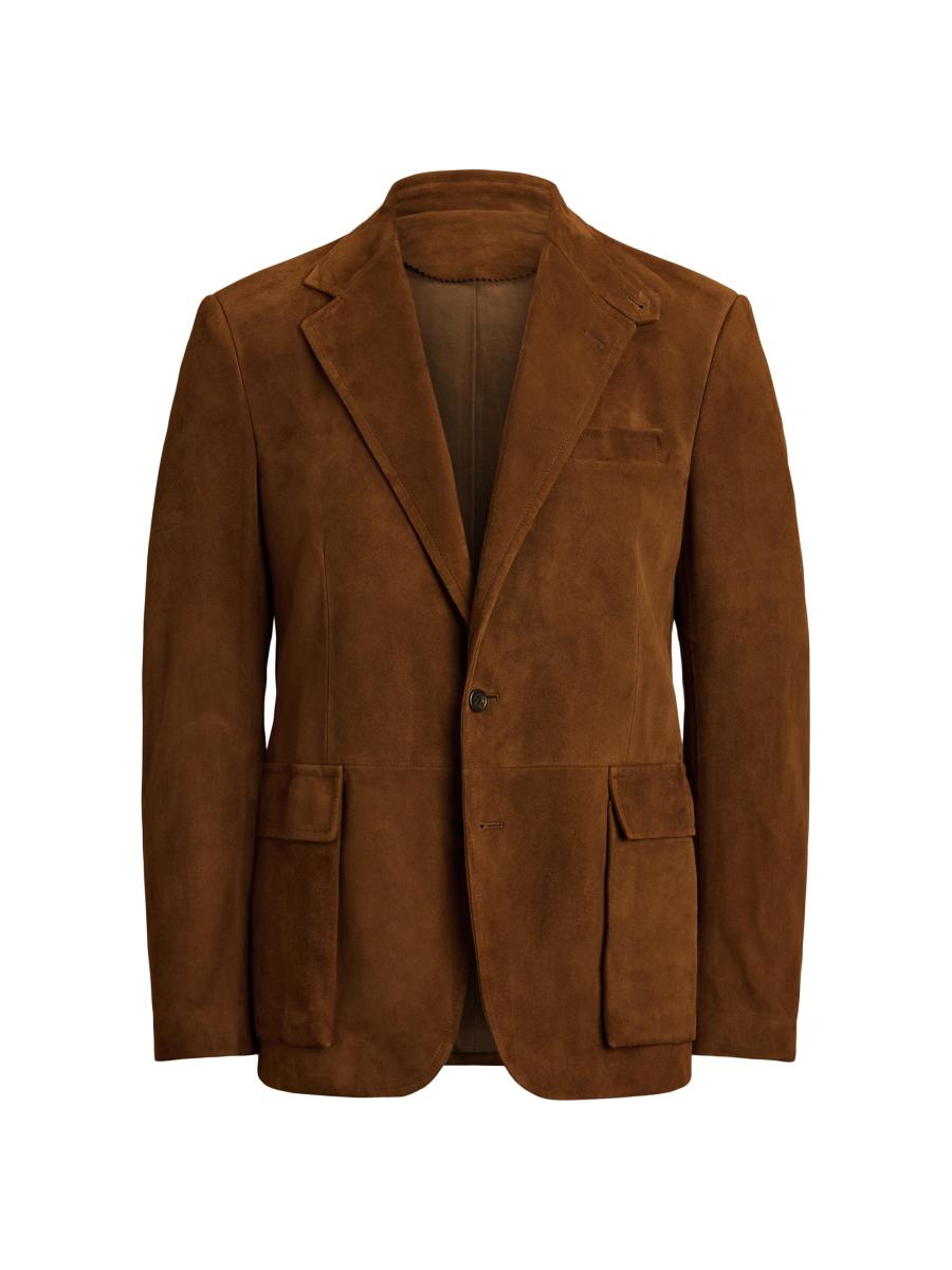 Polo Ralph Lauren Suede Single-Breasted Sport Coat | Saks Fifth Avenue