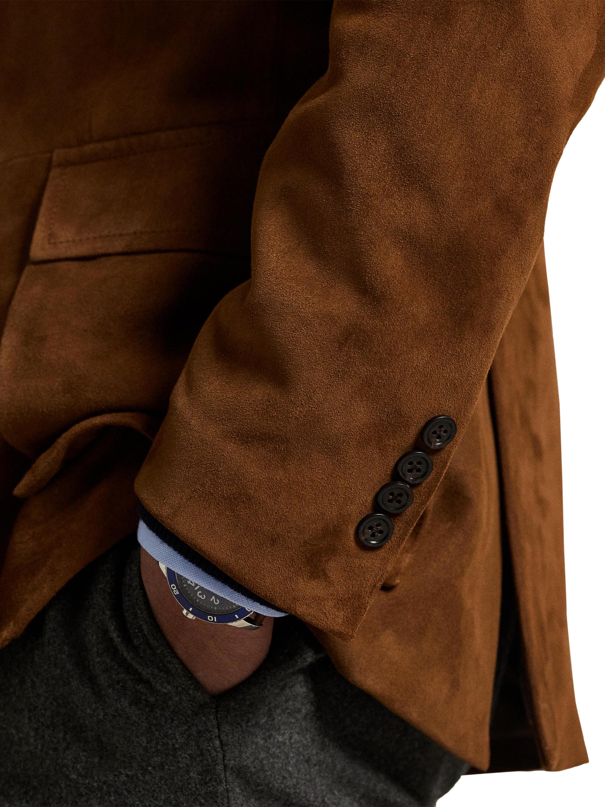 Polo Ralph Lauren Suede Single-Breasted Sport Coat | Saks Fifth Avenue