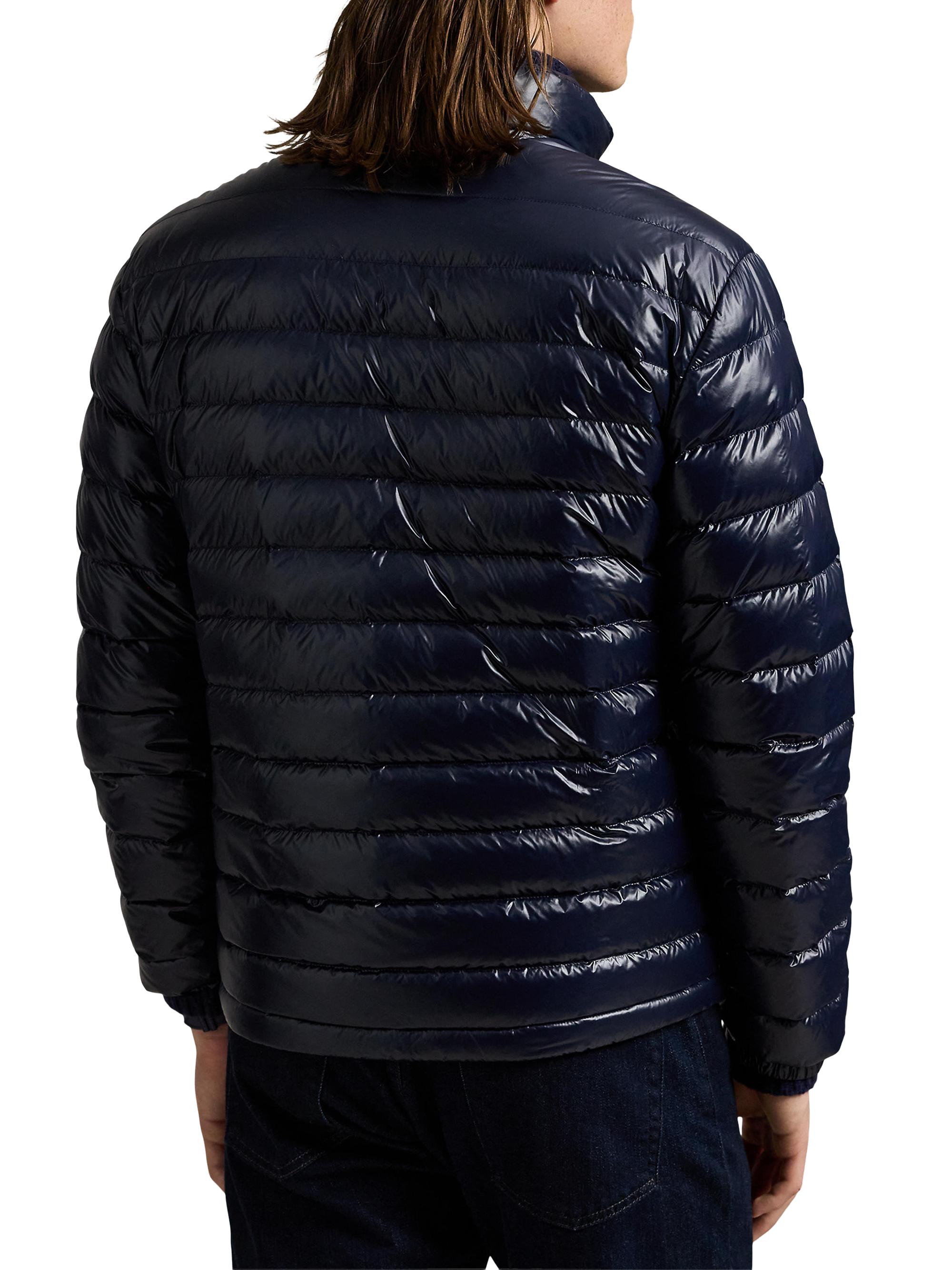 Polo Ralph Lauren Glossy Quilted Down Zip-Up Jacket | Saks Fifth