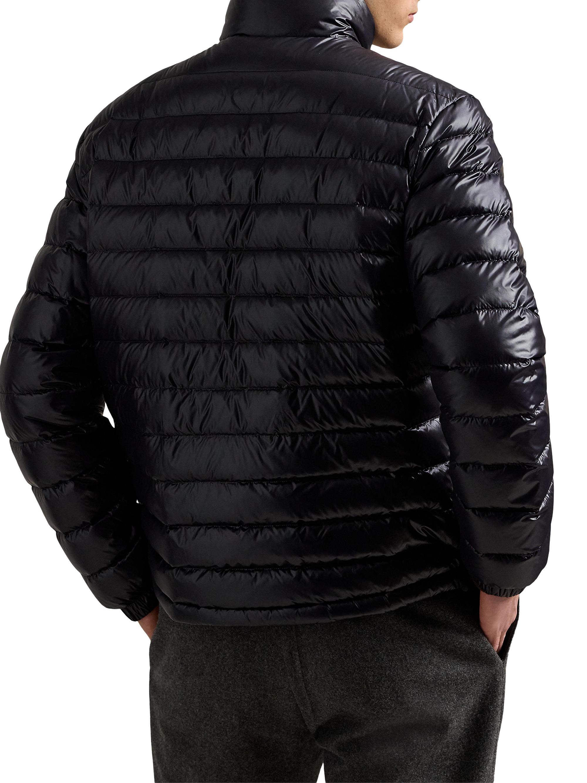 Polo Ralph Lauren Men's Glossy Quilted Down Zip-Up Jacket - Polo Black Glossy | Thumbnail 4