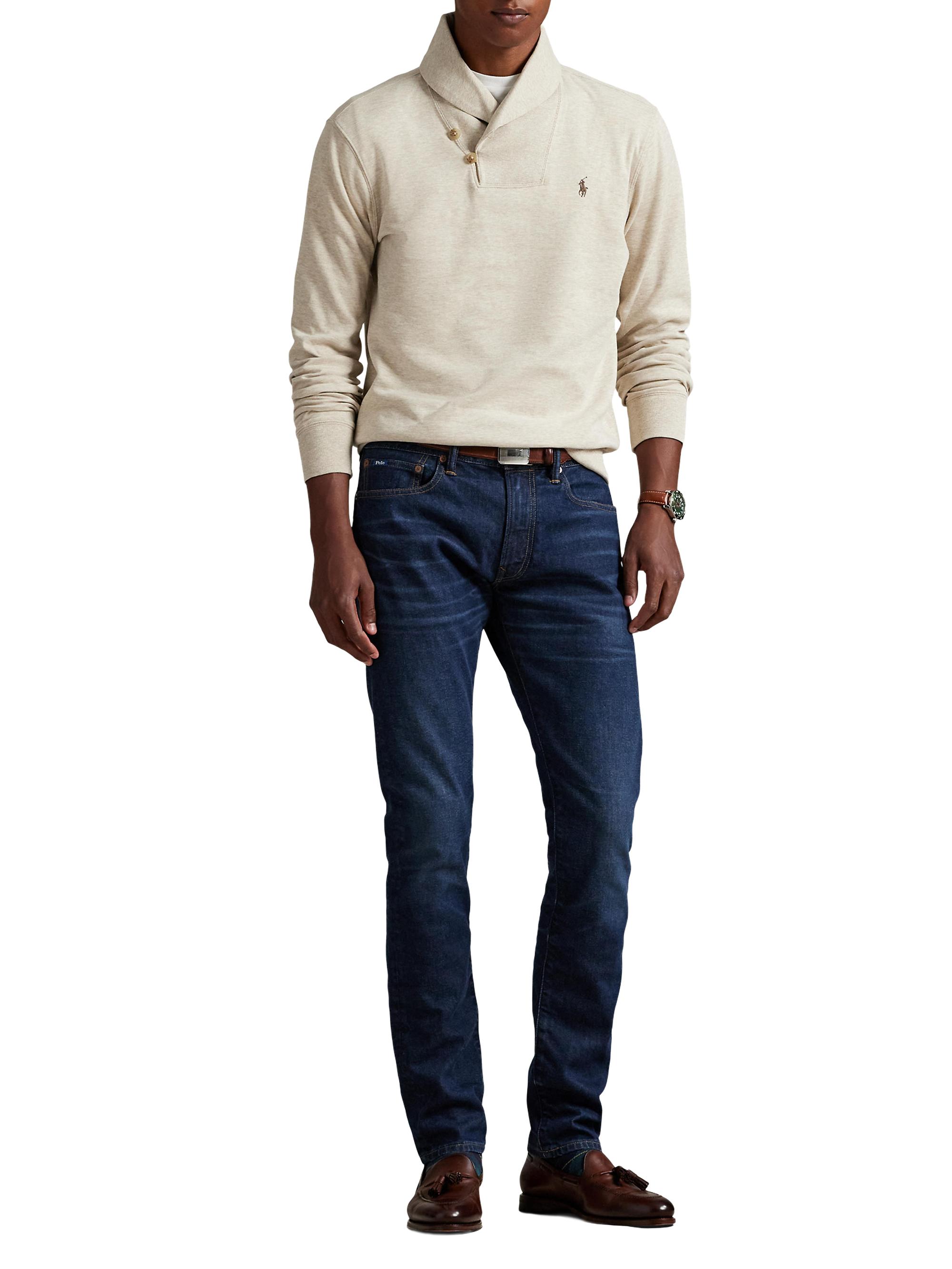 Polo Ralph Lauren Men's Sullivan Washed Mid-Rise Straight-Leg Jeans - Pinebank