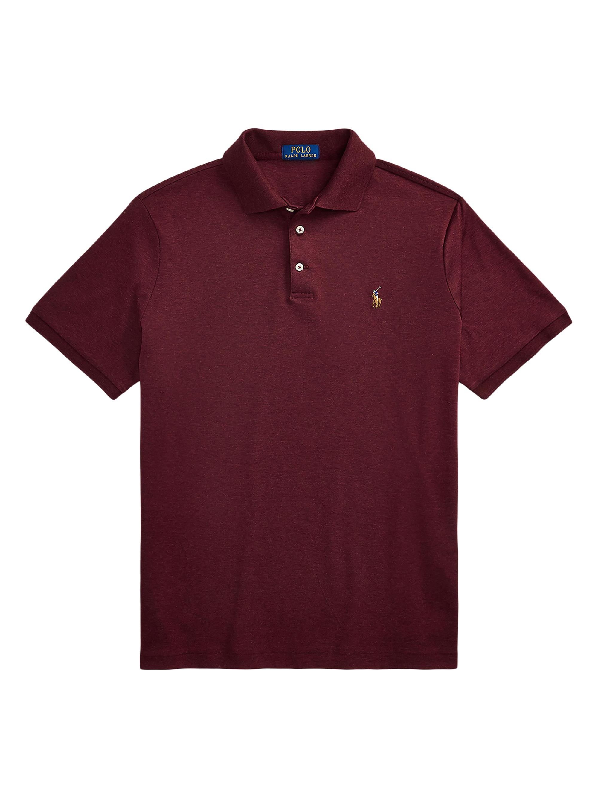 Polo Ralph Lauren Men's Cotton Polo Shirt - Spring Wine Heather