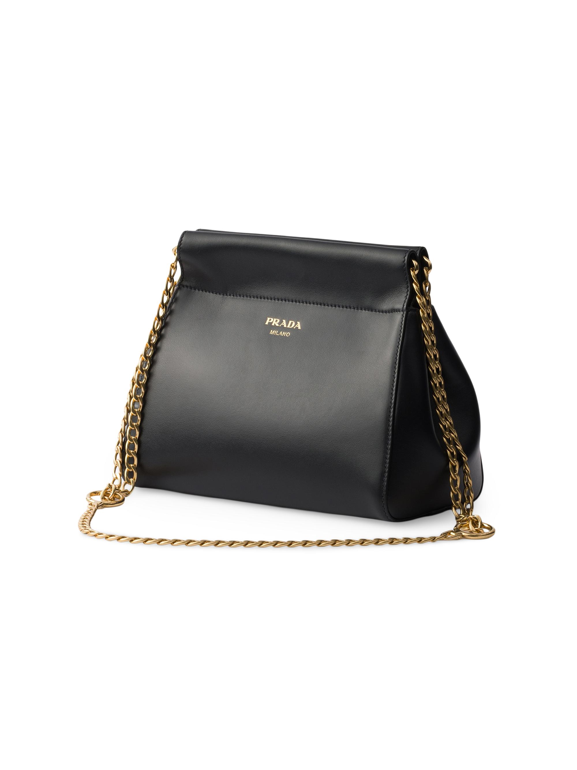 Prada Enchaîné Leather Shoulder Bag Saks Fifth Avenue