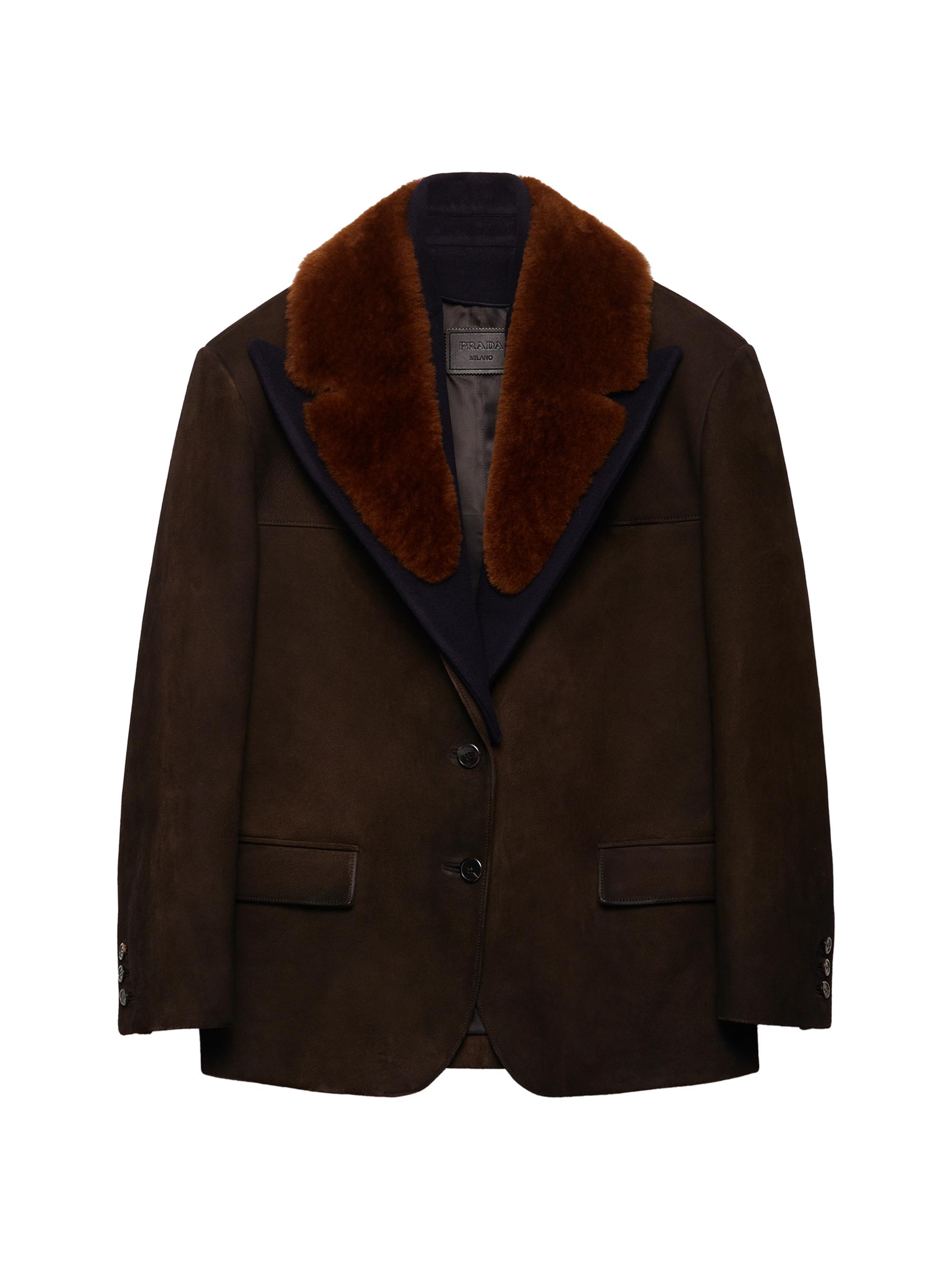 Prada Suede and Shearling Jacket | Saks Fifth Avenue