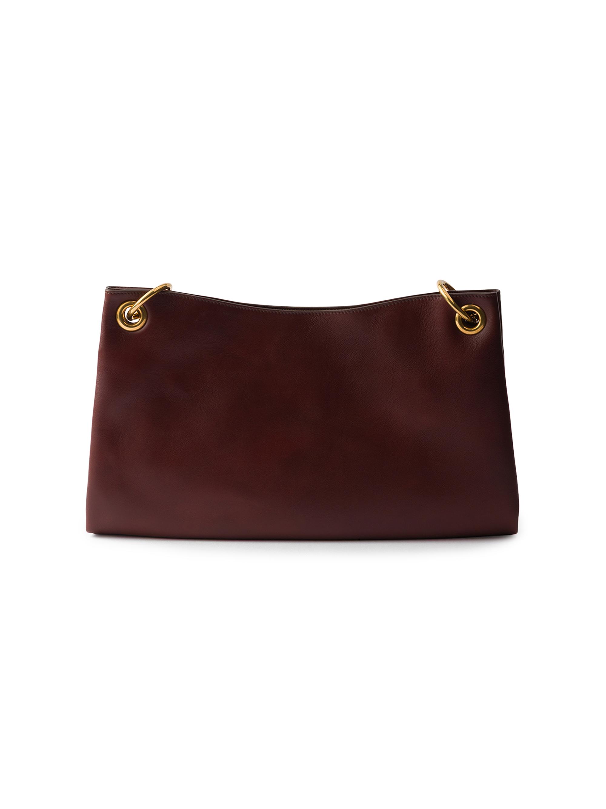 Prada Large Etude Leather Shoulder Bag | Saks Fifth Avenue