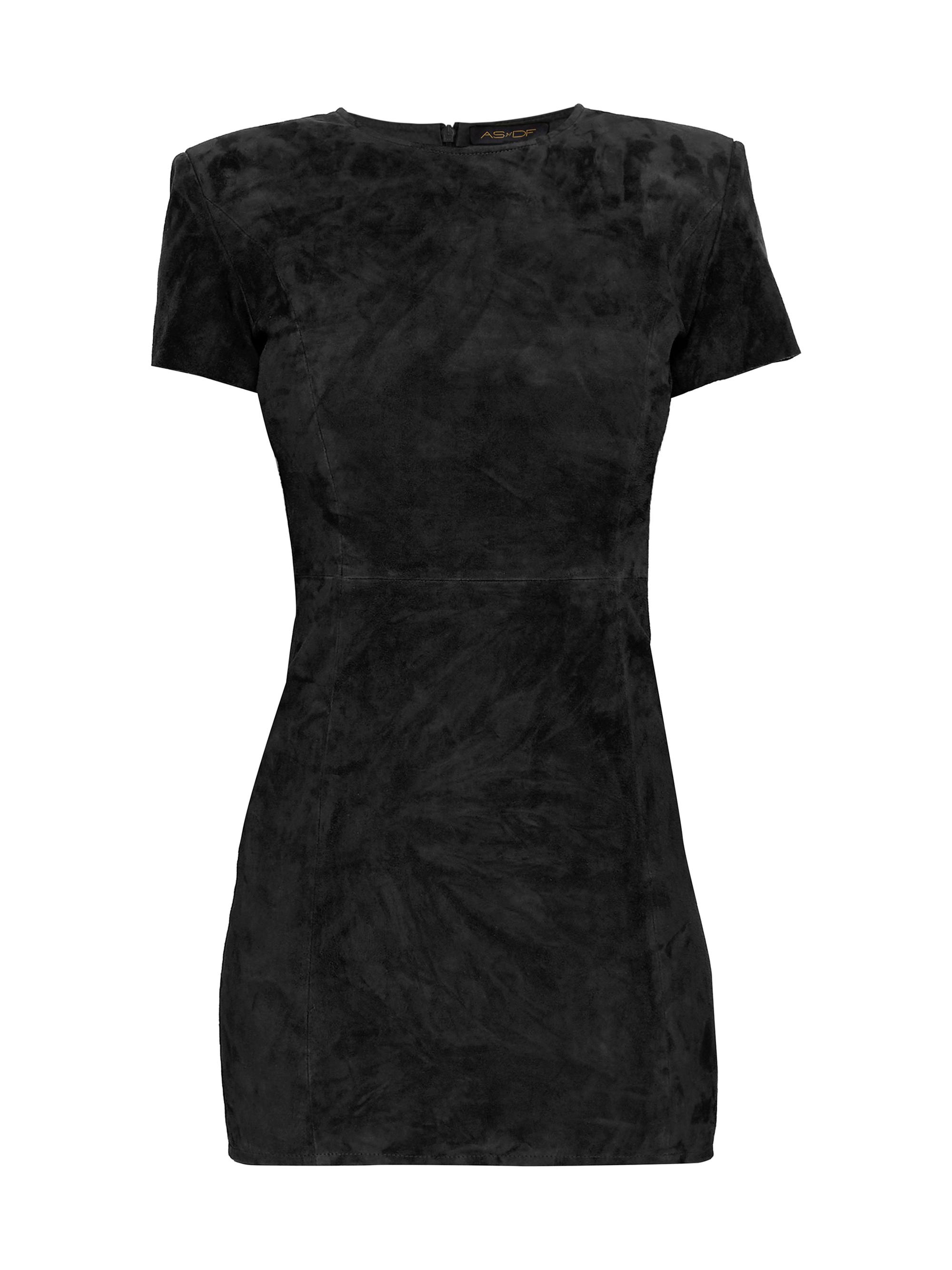 AS by DF Women's Fortuna Stretch Suede Dress - Black