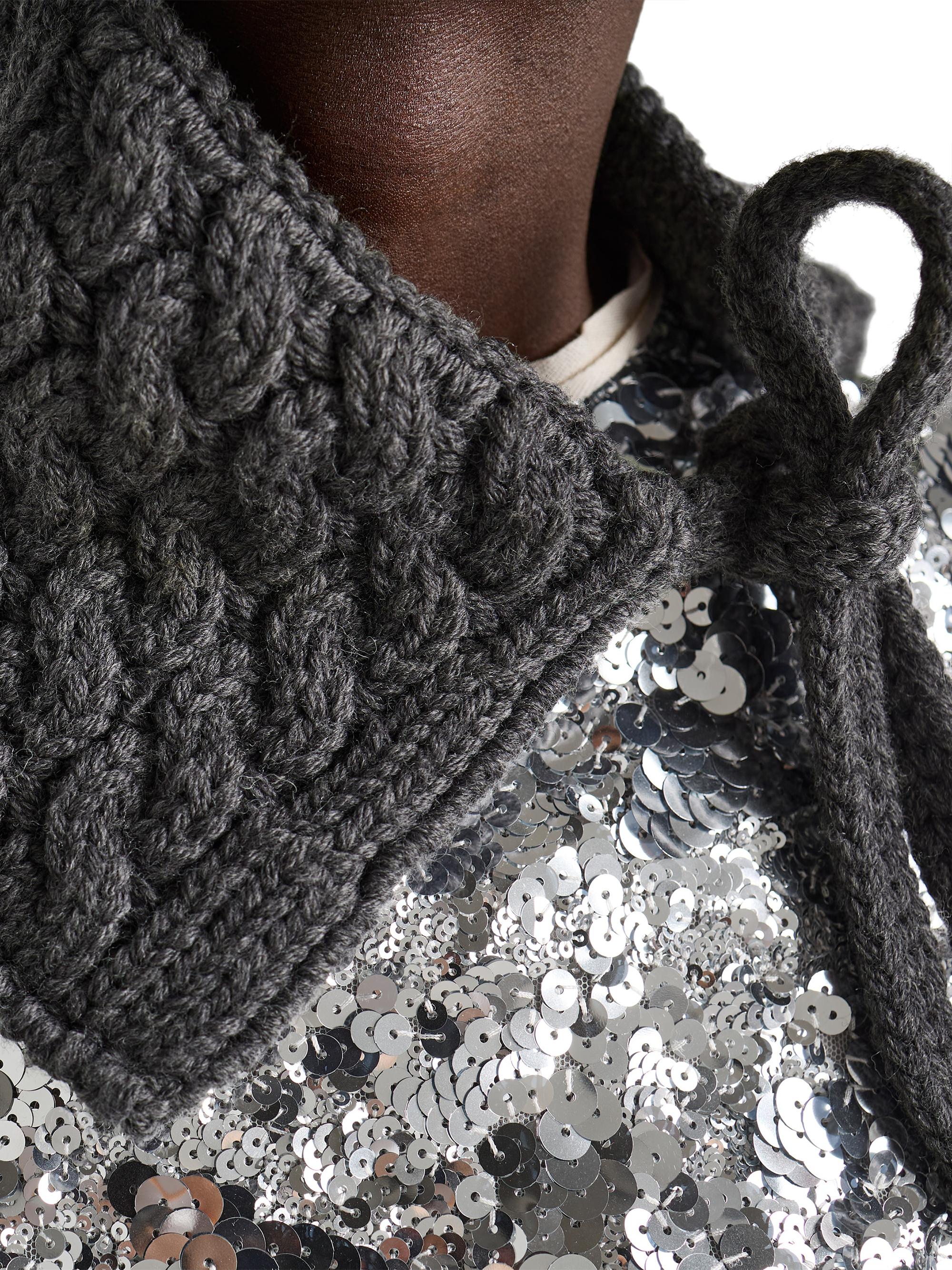 Prada Cable Knit Wool Collar | Saks Fifth Avenue