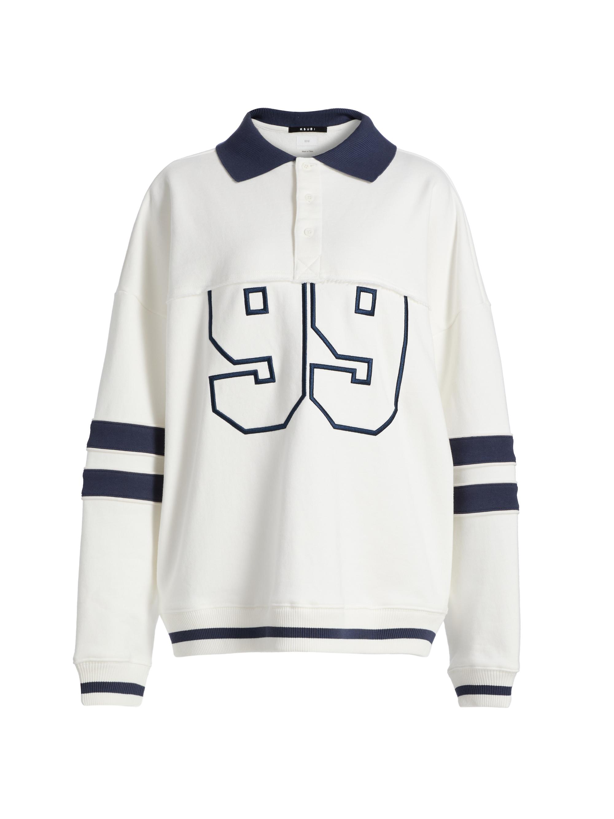 Ksubi Neo-Nostalgia 99 Boyfriend Polo Sweatshirt | Saks Fifth Avenue