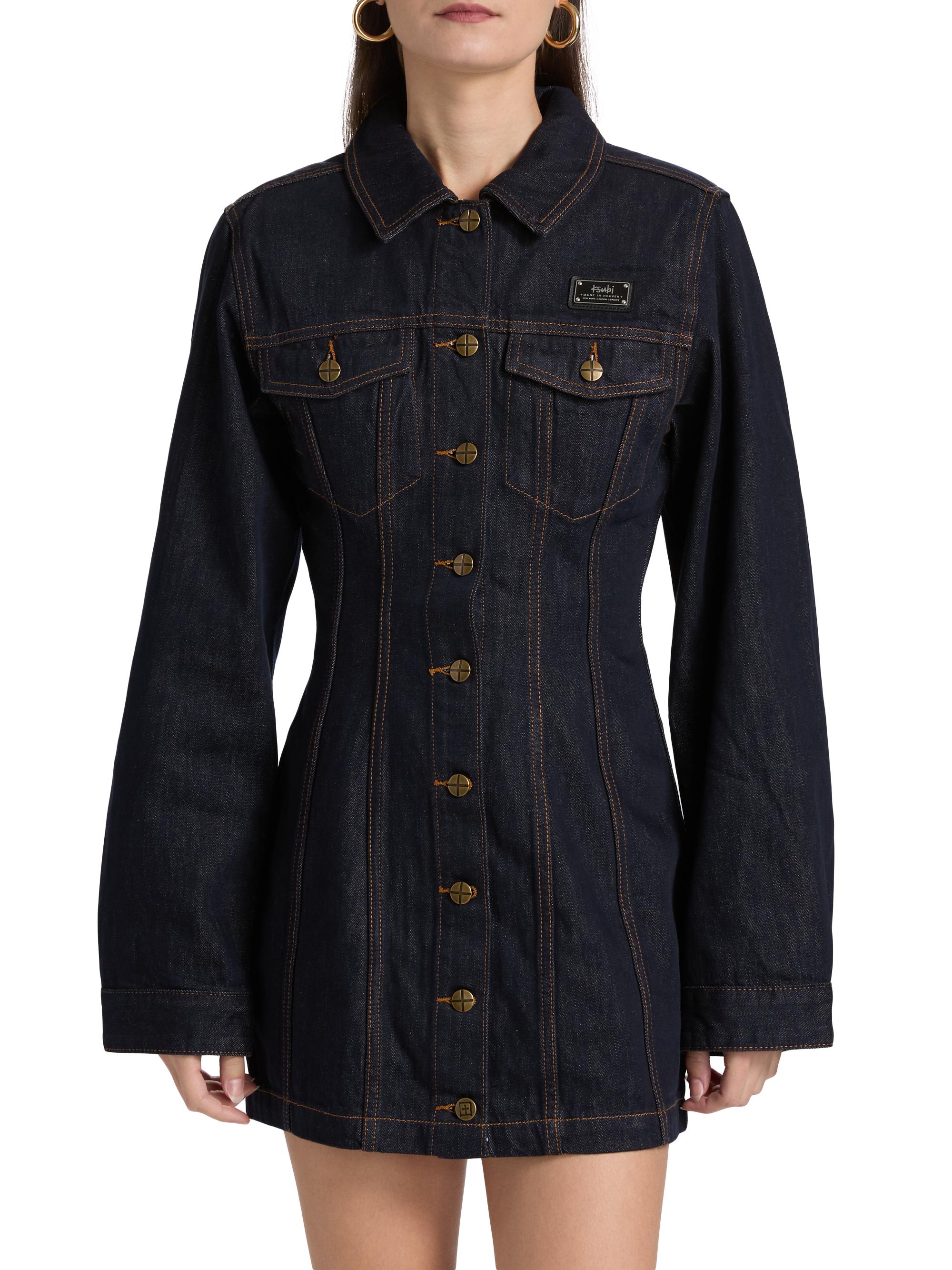 nostalgia denim mini dress Ksubi Neo-Nostalgia Contour Denim Minidress
