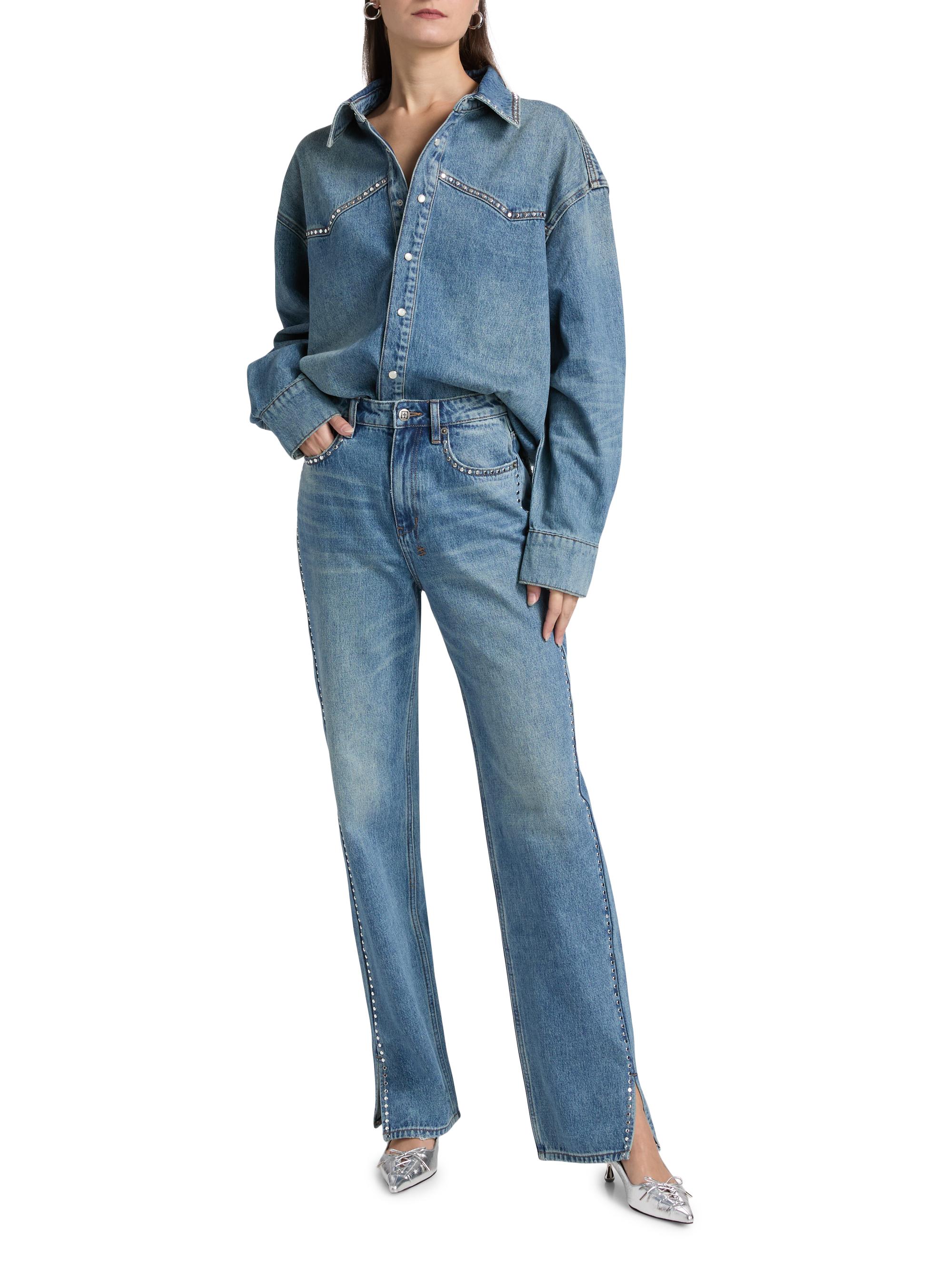 Ksubi Neo-Nostalgia Playback Texas Studded Jeans | Saks Fifth Avenue