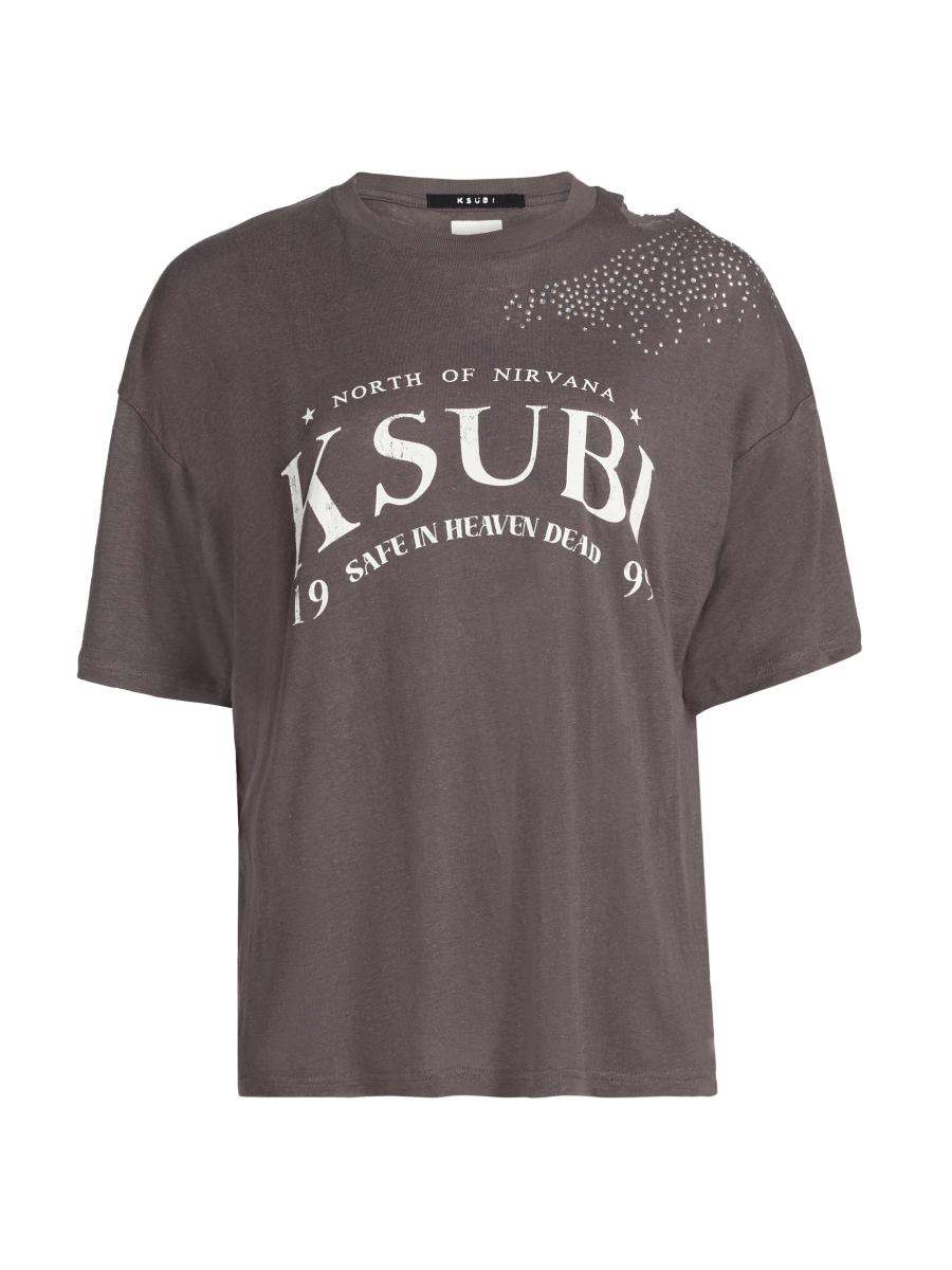 Ksubi Women's Renaissance Oh G T-shirt In Gray